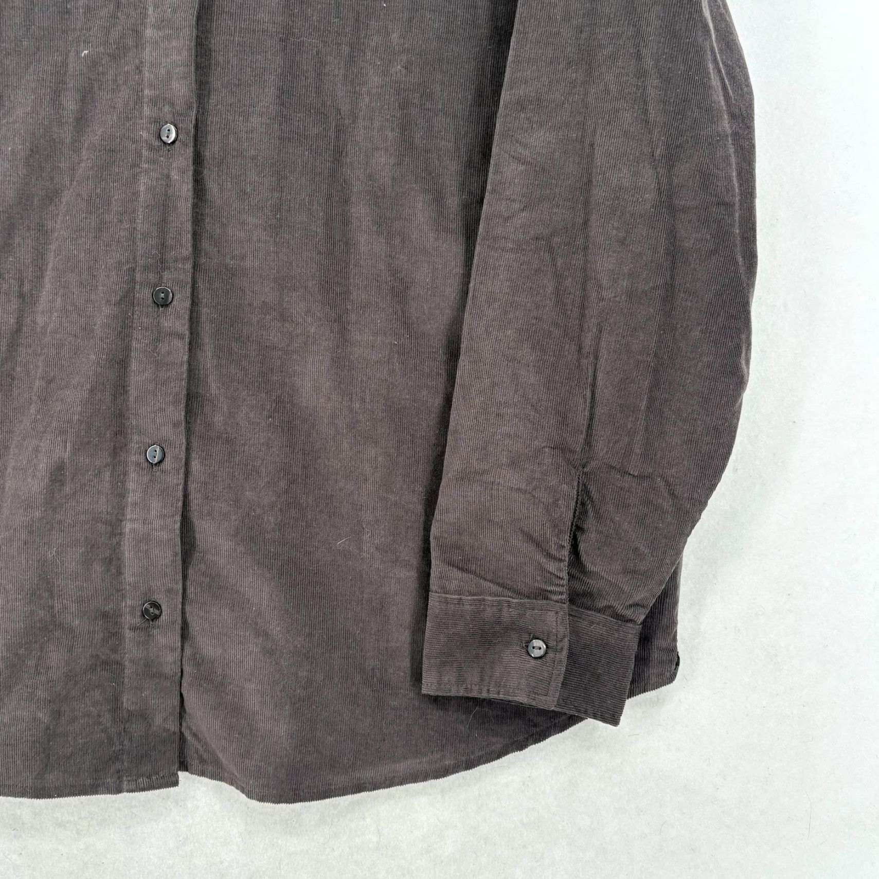 Vintage Calvin Klein Jeans Shirt Mens Small Brown Corduroy Long Sleeve Button Up Casual Size US S / EU 44-46 / 1 - 3 Thumbnail
