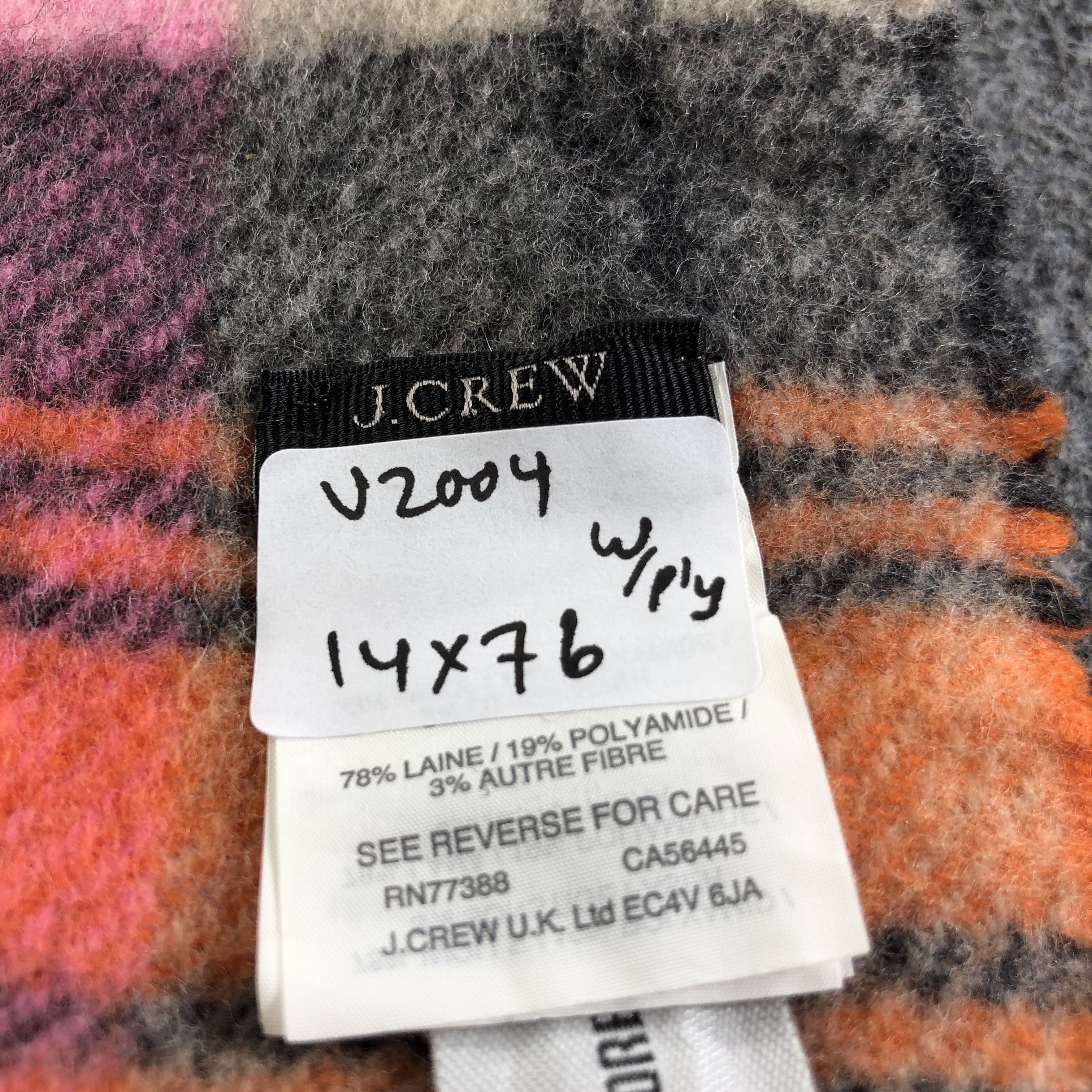 J.Crew J.Crew Striped Scarf Muffler V2004 Size ONE SIZE - 6 Thumbnail