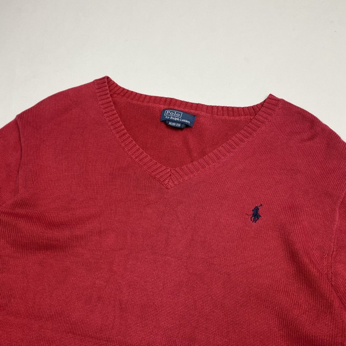 Polo Ralph Lauren vintage polo ralph lauren vneck sweater Size US M / EU 48-50 / 2 - 6 Thumbnail