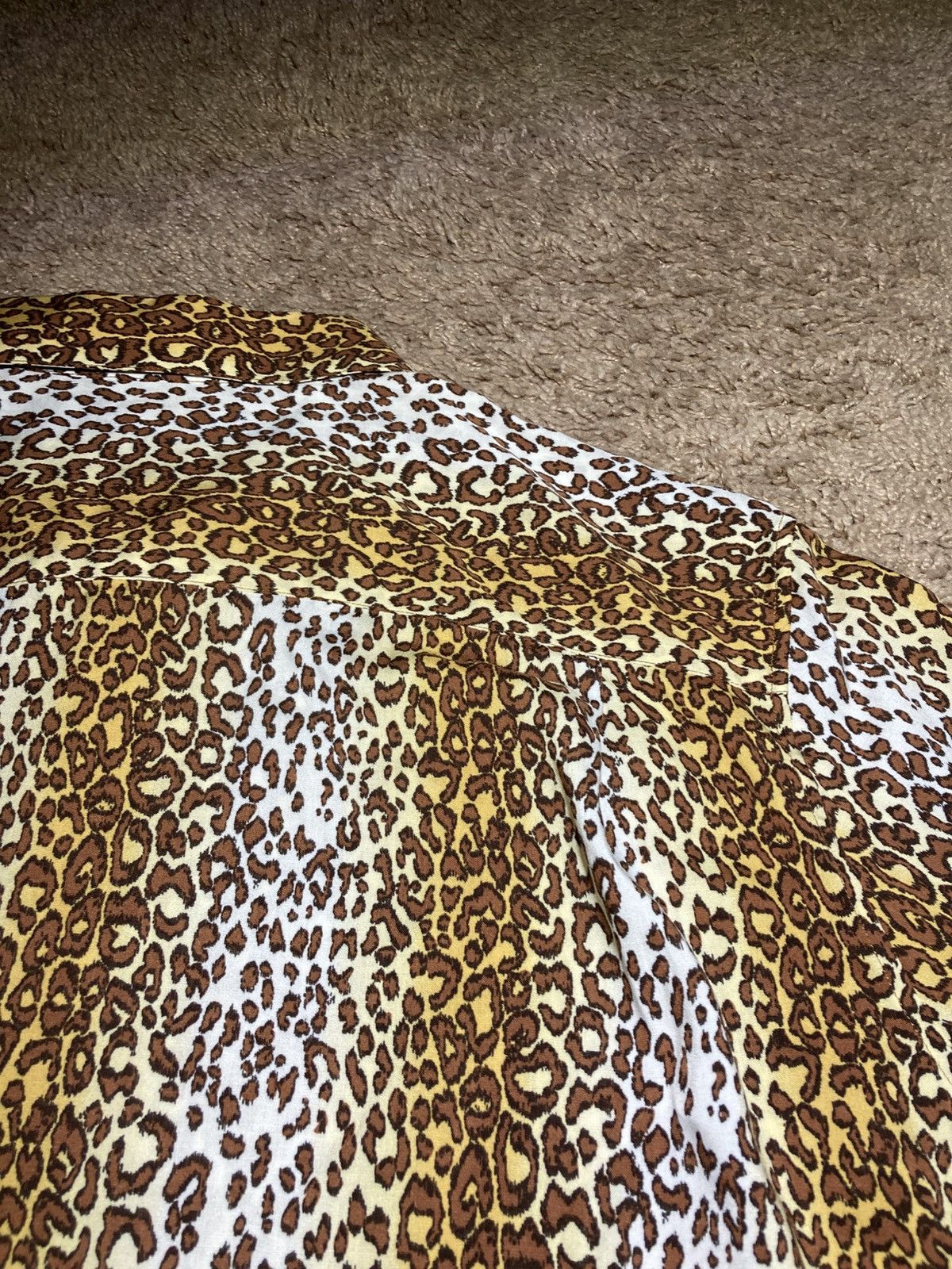 Celine × Hedi Slimane New SS23 Celine Leopard Gradient Camp Collar Shirt 39 2023 Size US M / EU 48-50 / 2 - 10 Thumbnail