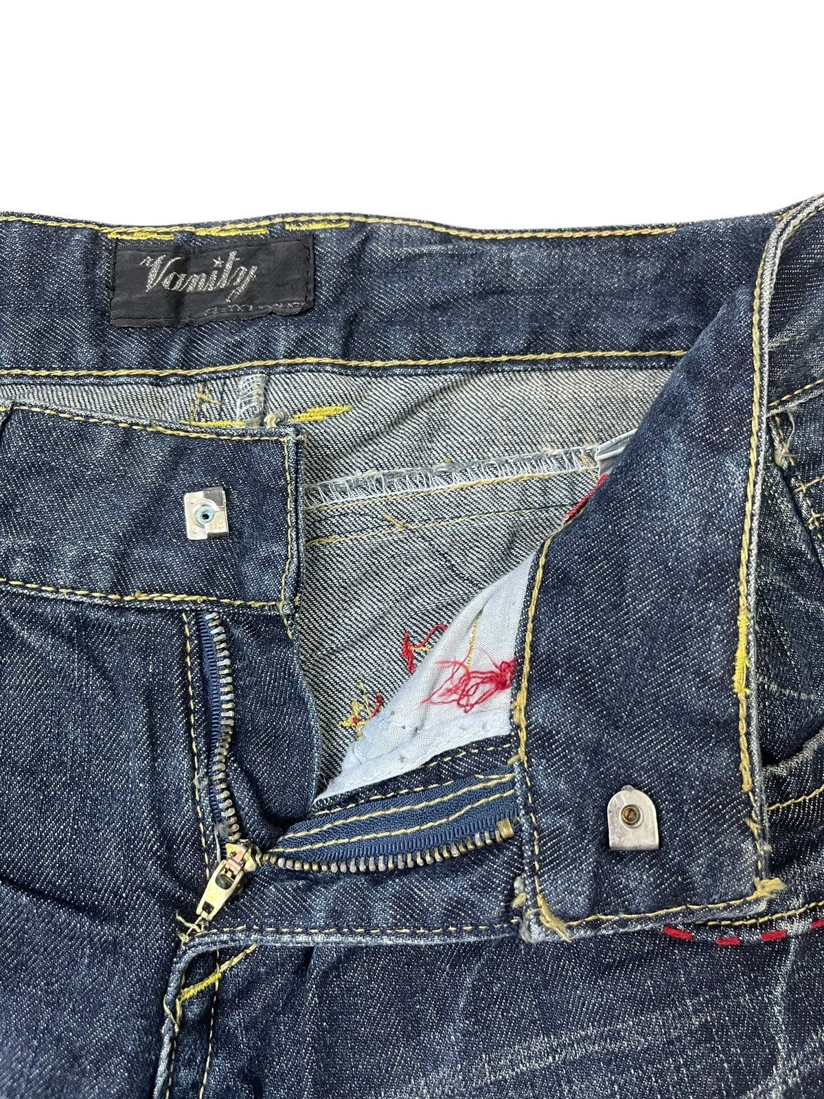 Japanese Brand Vintage Vanity Flare Jeans Wing Streetwear Size US 29 - 6 Thumbnail