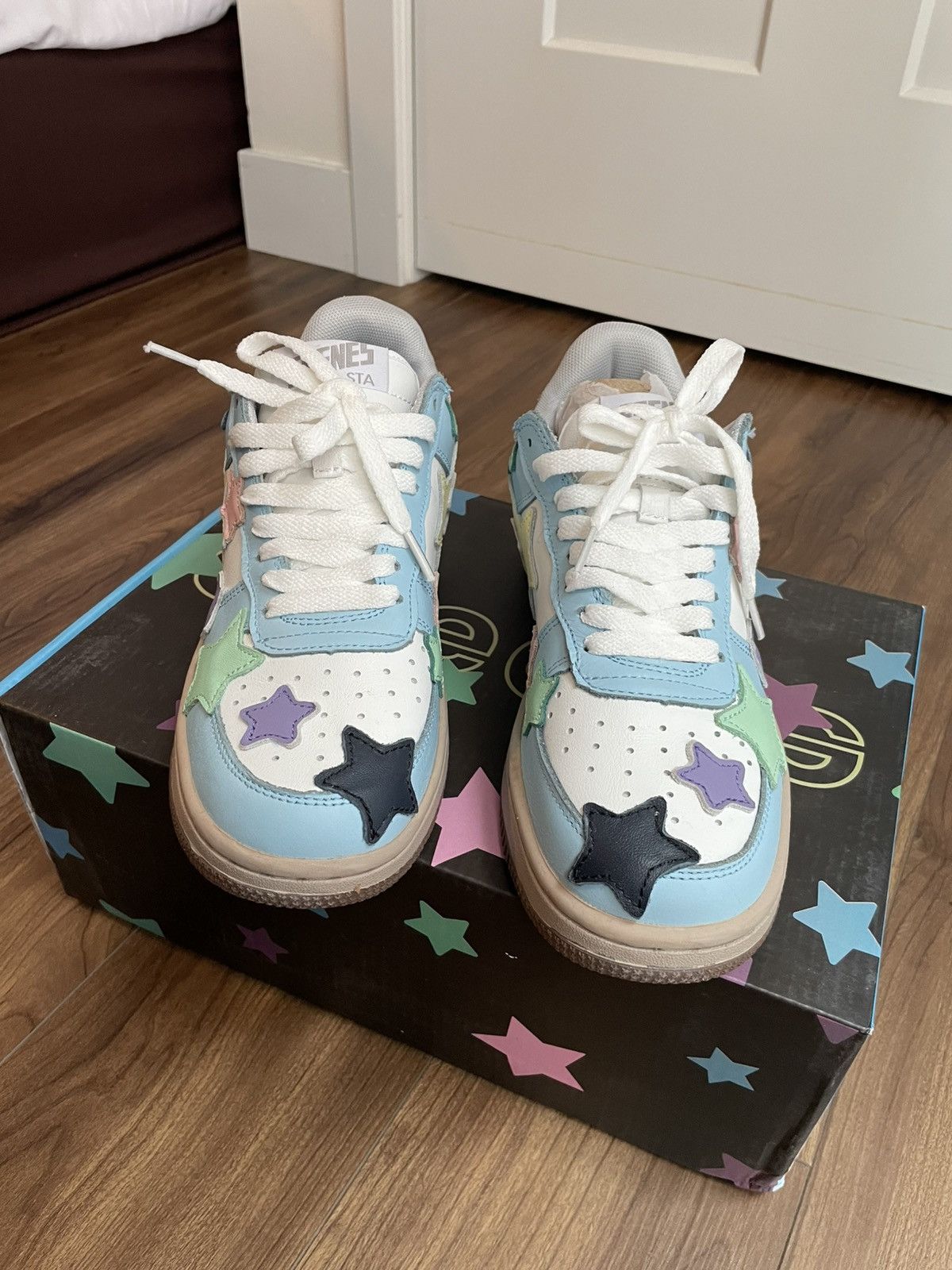 ESENES WORLDWIDE ESENES WORLDWIDE STA Low “Disco Stars” – Pastel Multi Size US 8 / EU 41 - 2 Thumbnail