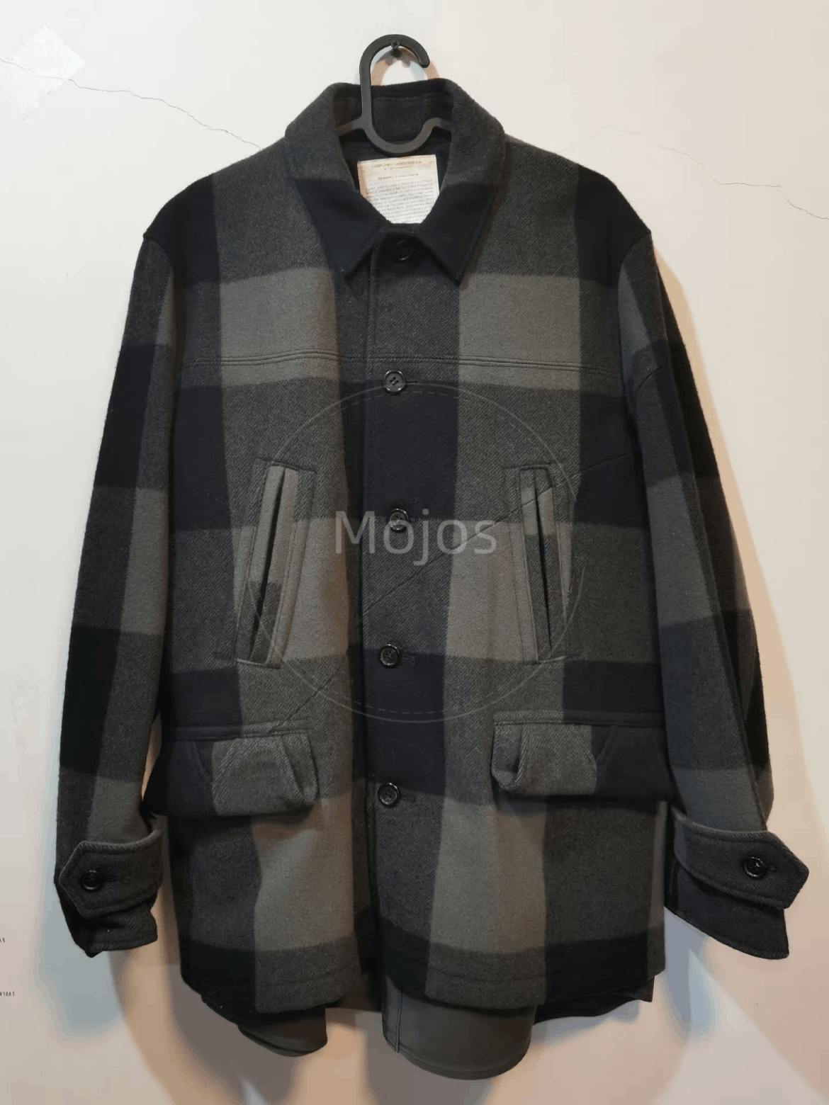 ジャケット・アウター Undercover 11AW Leather Wool Long Coat Undercover 11AW Leather Wool Long Coat