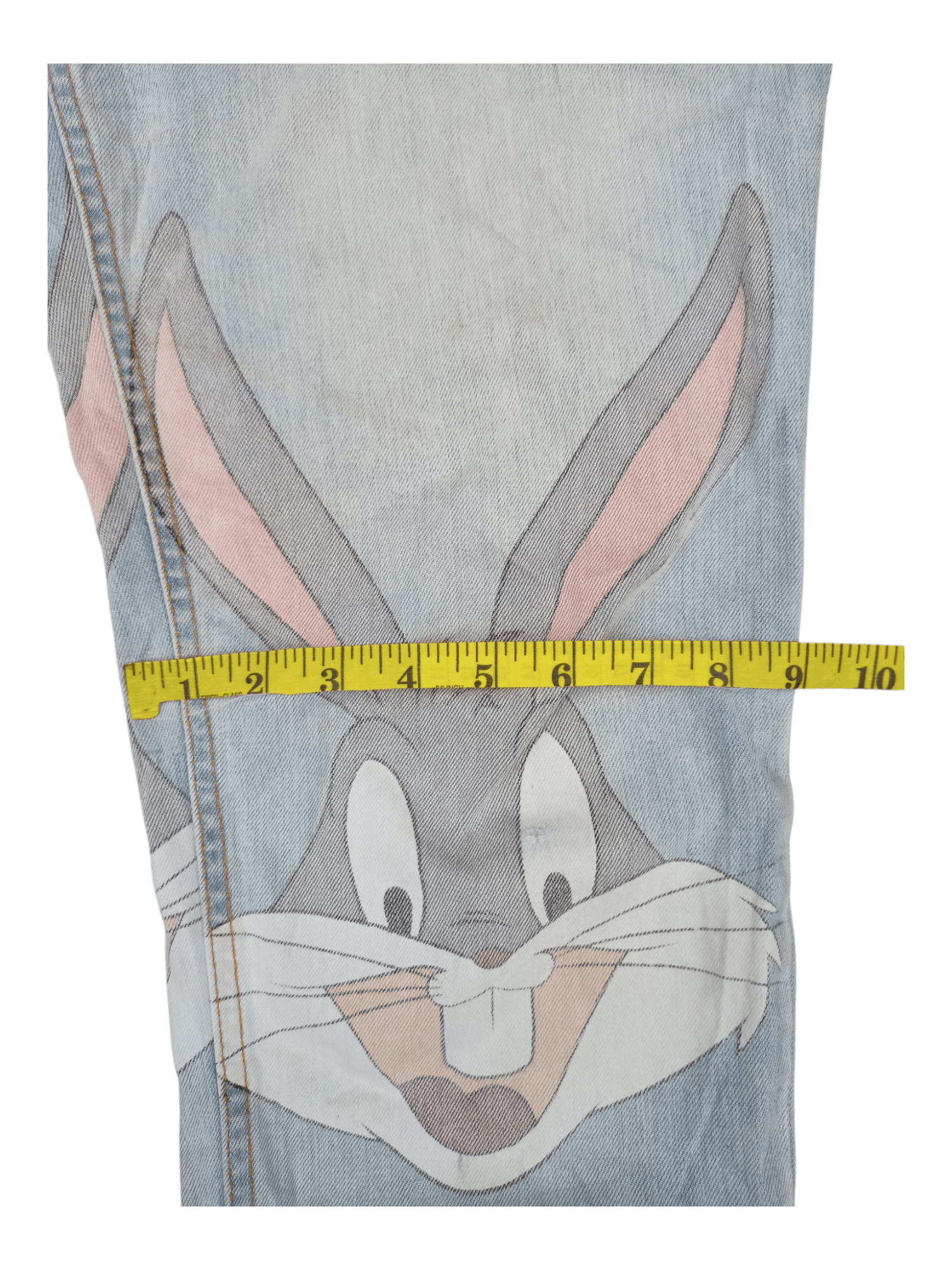 Divided LOONEY TUNES BUGS BUNNY Hip Hop Baggy Street Fashion Jeans Size 31" - 23 Thumbnail