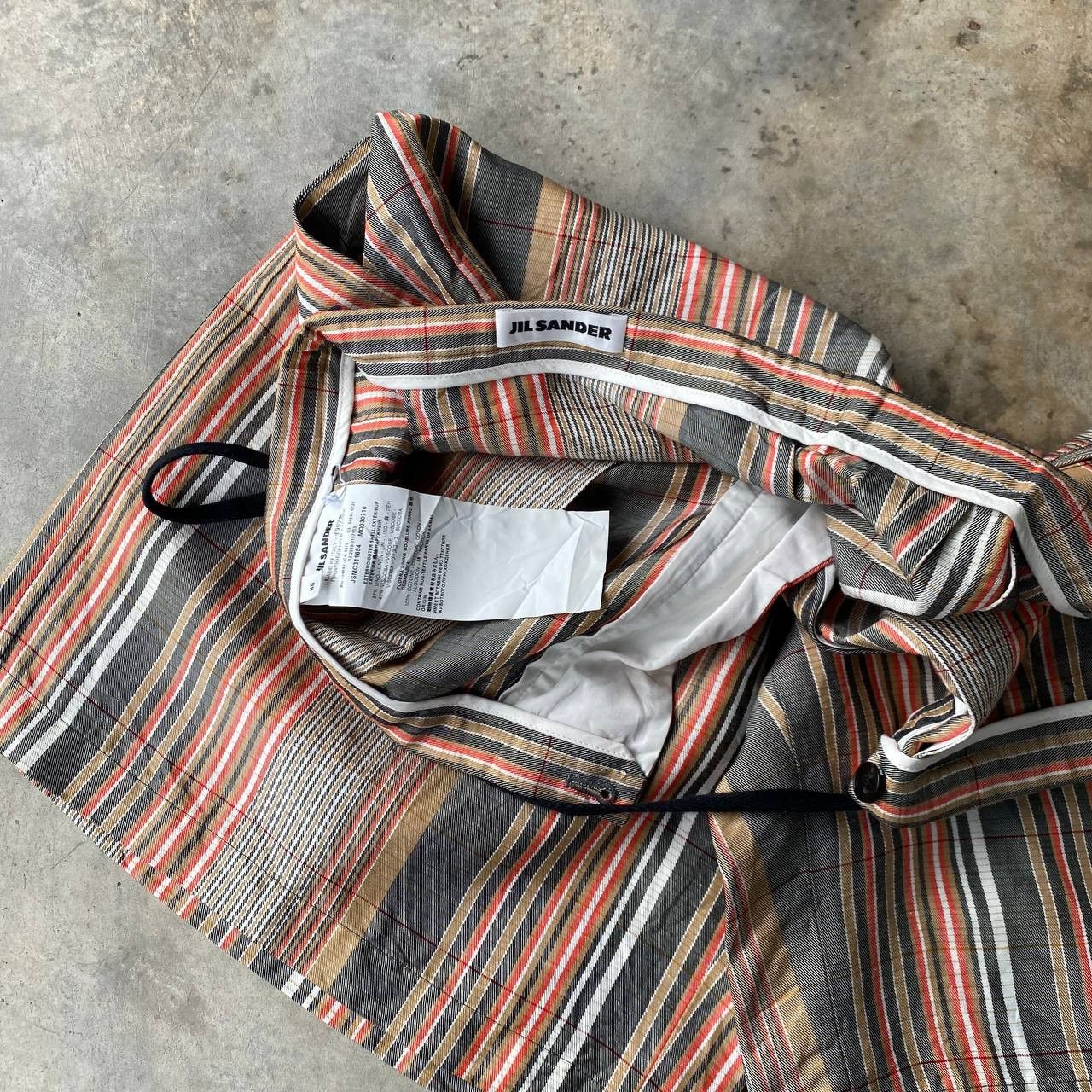 Jil Sander Authentic Jil Sander SS19 Rainbow Striped Linen&Viscose Size US 36 / EU 52 - 9 Thumbnail