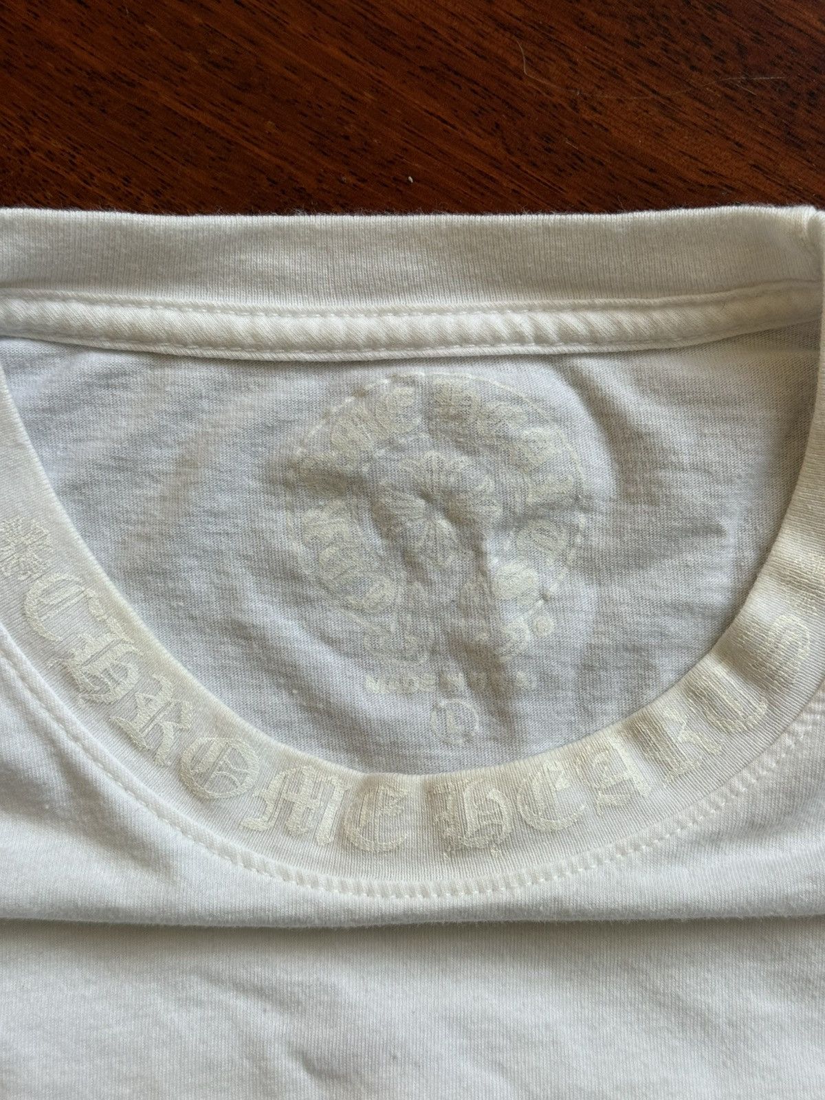 Chrome Hearts Chrome Hearts White Long Sleeve Shirt Size US L / EU 52-54 / 3 - 3 Thumbnail