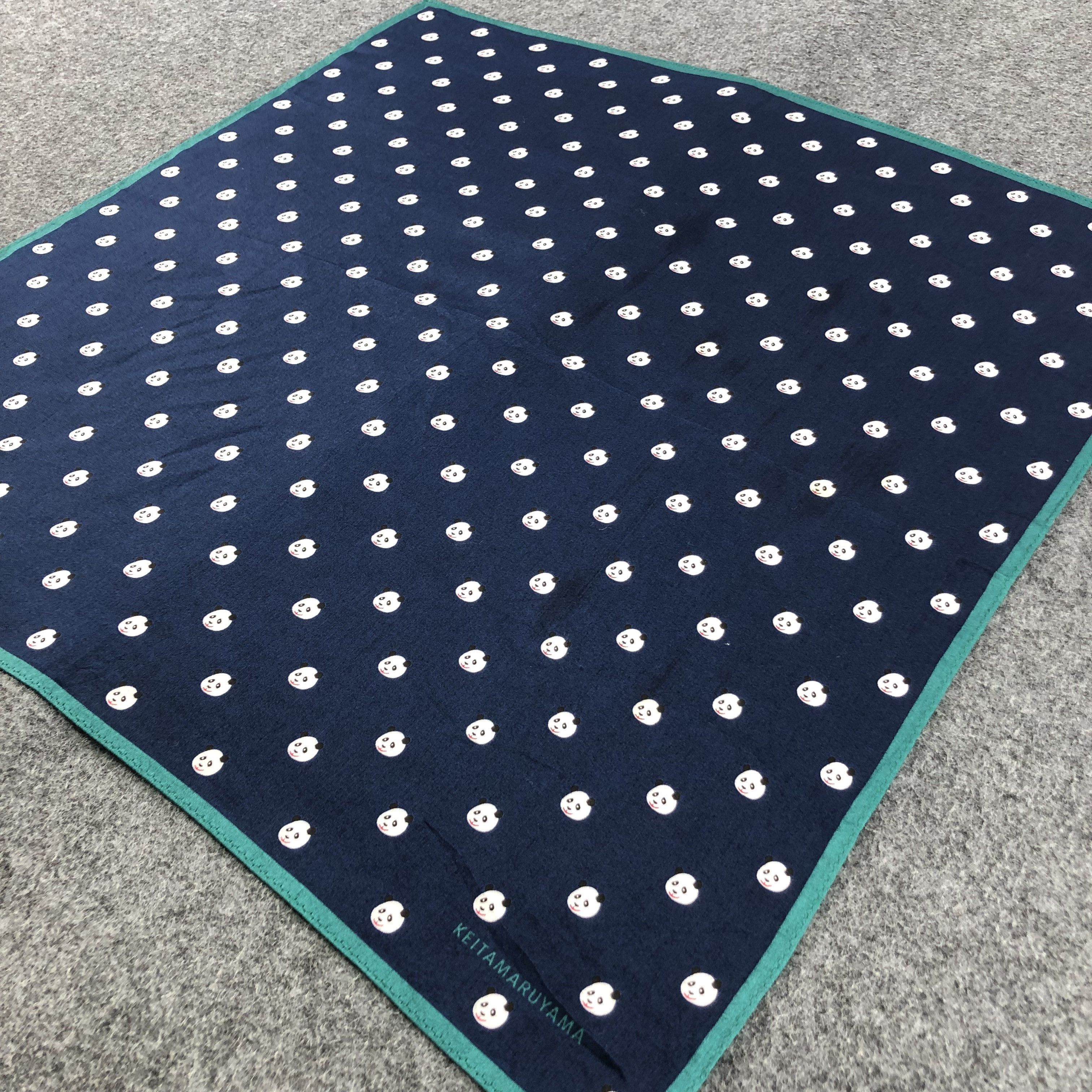 KEITAMARUYAMA Keita Maruyama Panda Handkerchief Neckerchief Bandana H1311 Size ONE SIZE - 4 Thumbnail