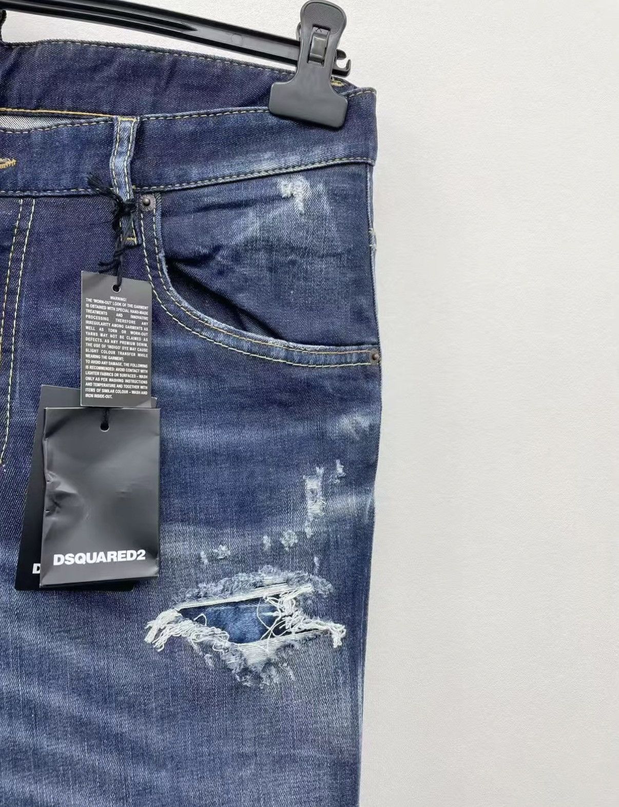 Dsquared2 DSQUARED2 (D2) Stretch Washed Slim Jeans J30 Size US 28 / EU 44 - 4 Thumbnail