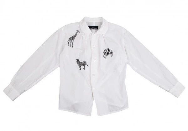 Comme des Garcons comme des garcons | 1980s animal embroidered round neck lin Size US M / EU 48-50 / 2 - 1 Thumbnail