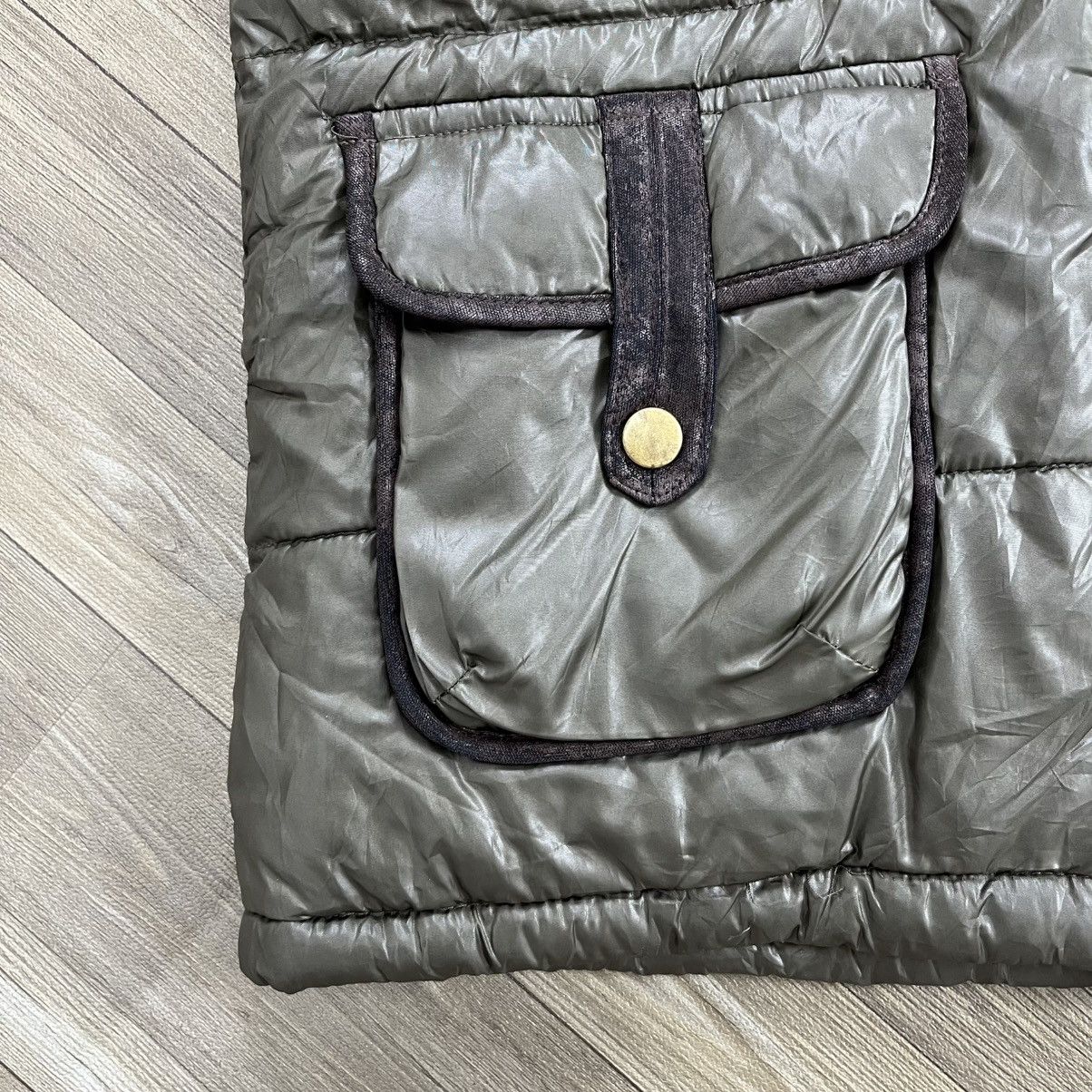 If Six Was Nine 2000s Goa Style Winter Down Jacket Faux Fur Vest Size US M / EU 48-50 / 2 - 9 Thumbnail