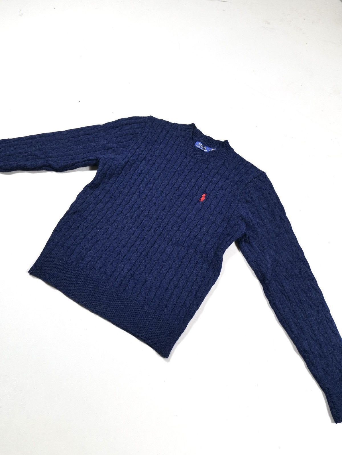 Polo Ralph Lauren Ralph Lauren Cable Knit Sweater navy blue Size US M / EU 48-50 / 2 - 3 Thumbnail