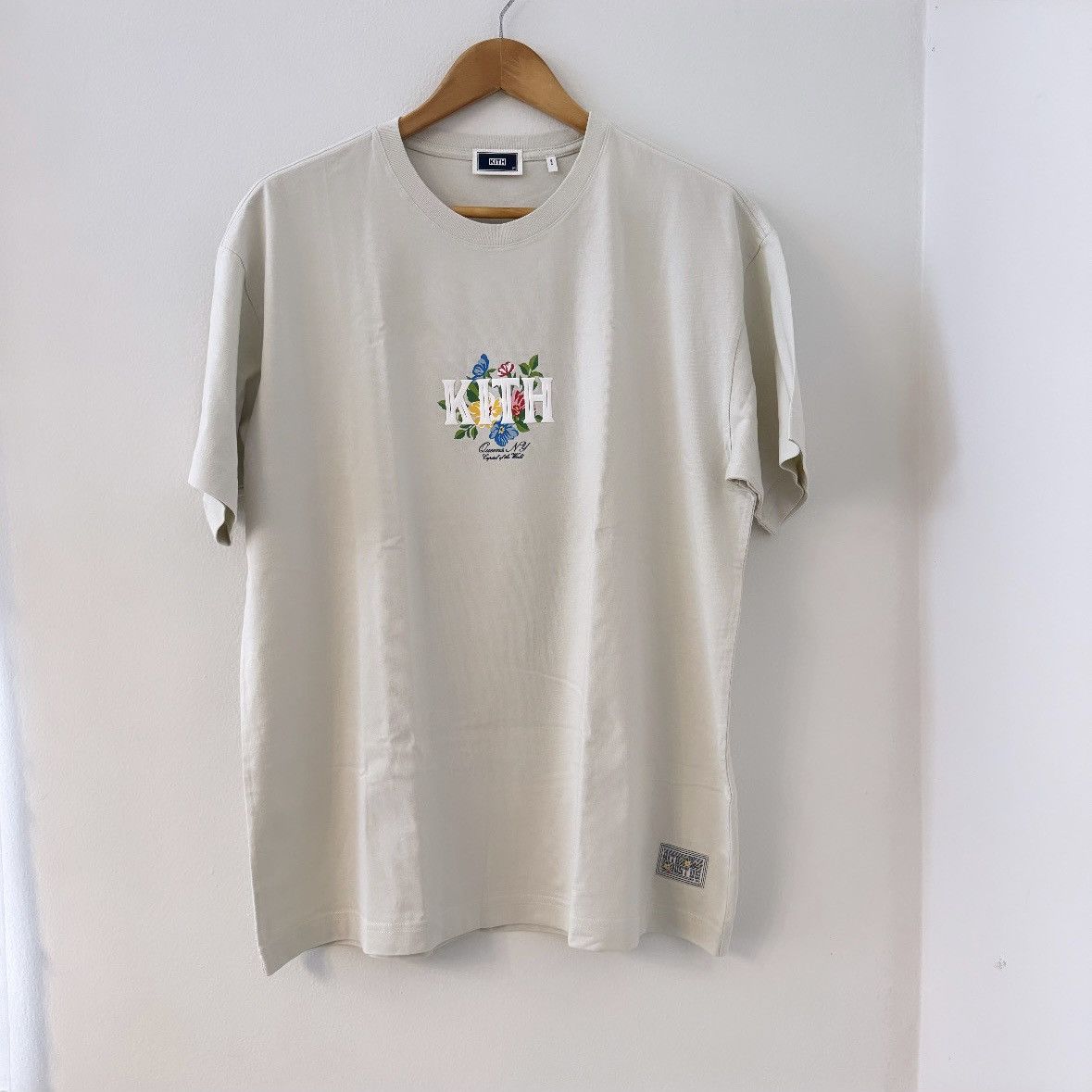 image of Kith Western Floral Tee in Beige, Men's (Size 2XL)