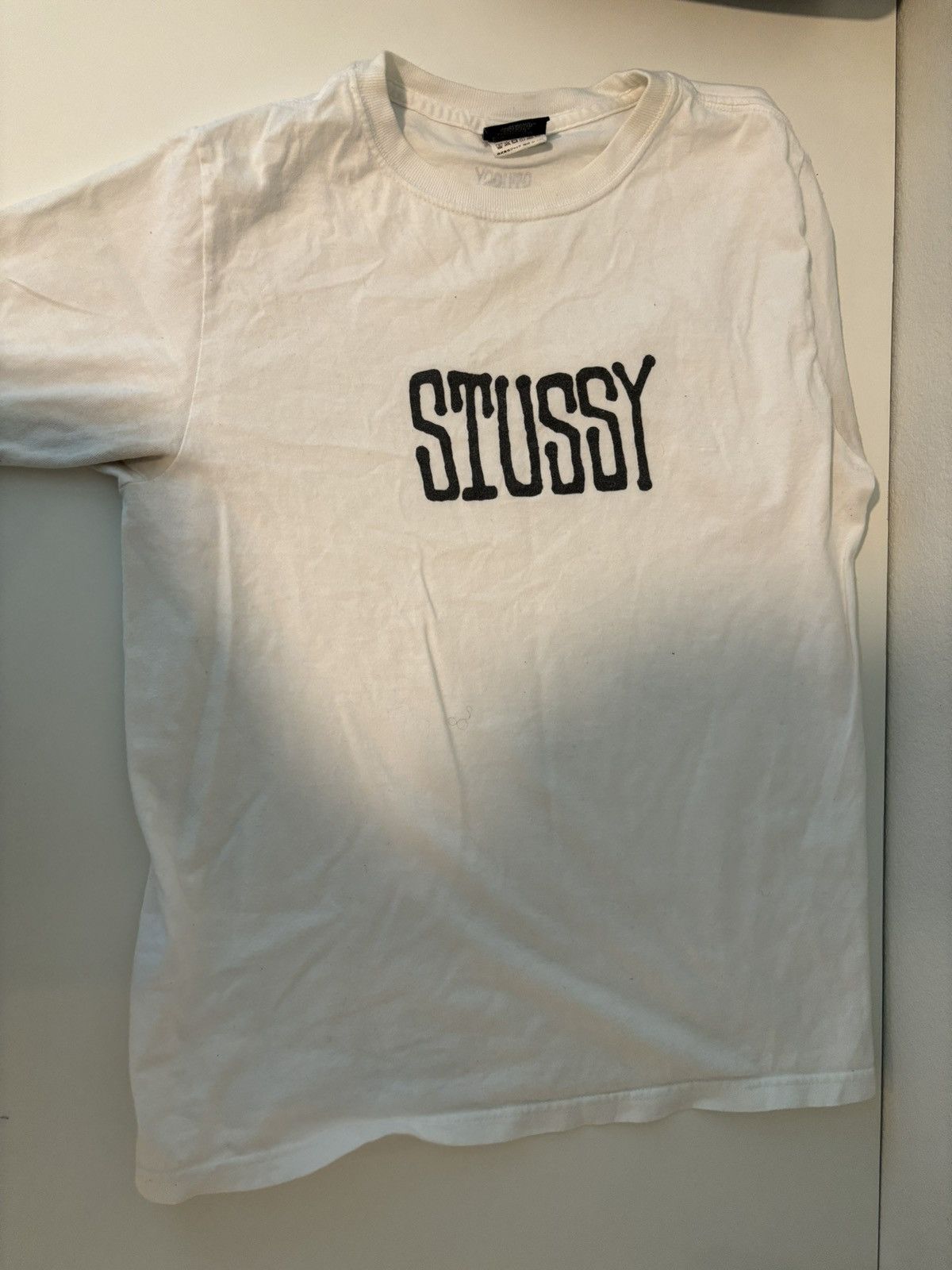 Stussy Plain White Stussy Tee Size US S / EU 44-46 / 1 - 1 Thumbnail