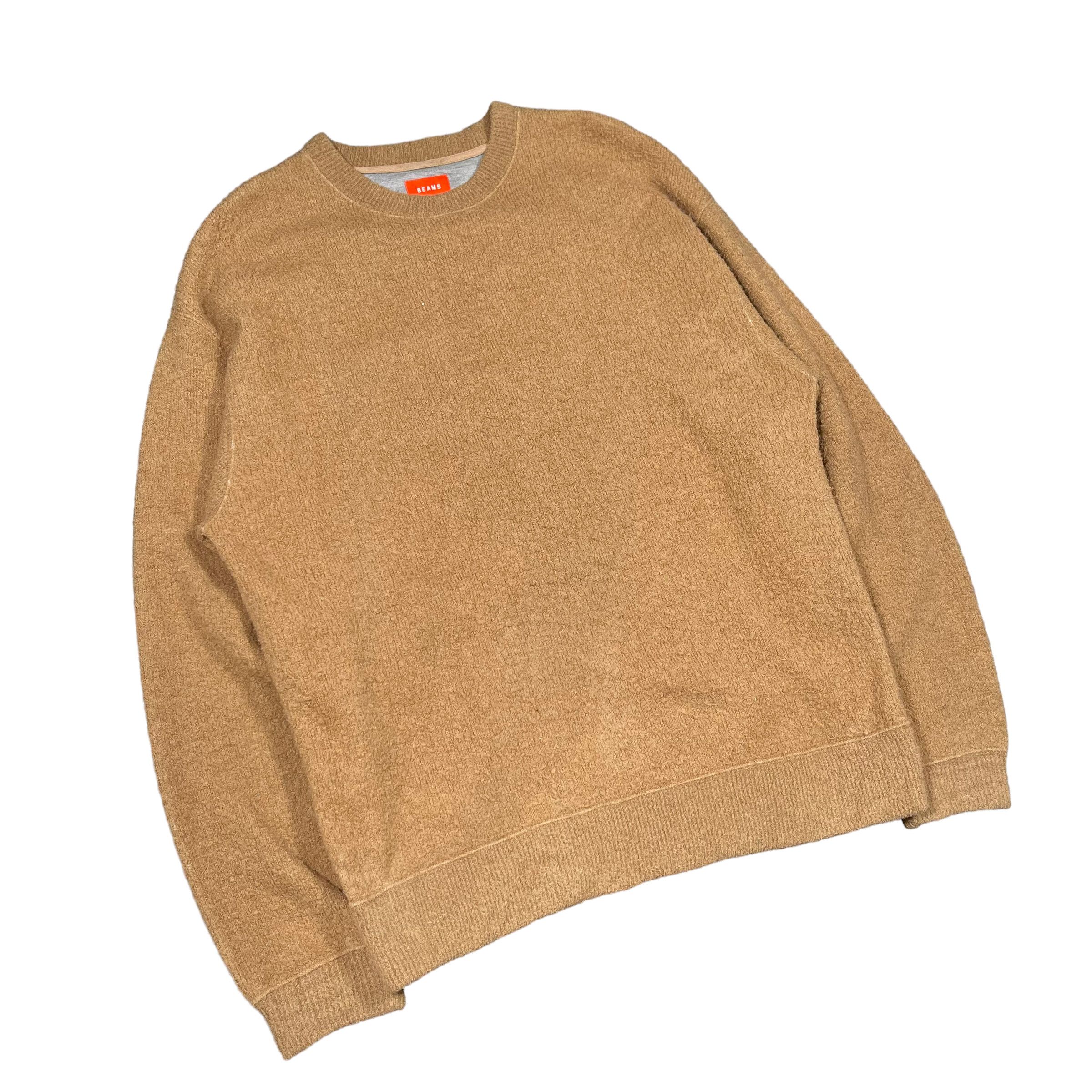 Beams Plus × Beauty Beast Beams Oversize Mohair Textured Sweater Size US XL / EU 56 / 4 - 2 Thumbnail