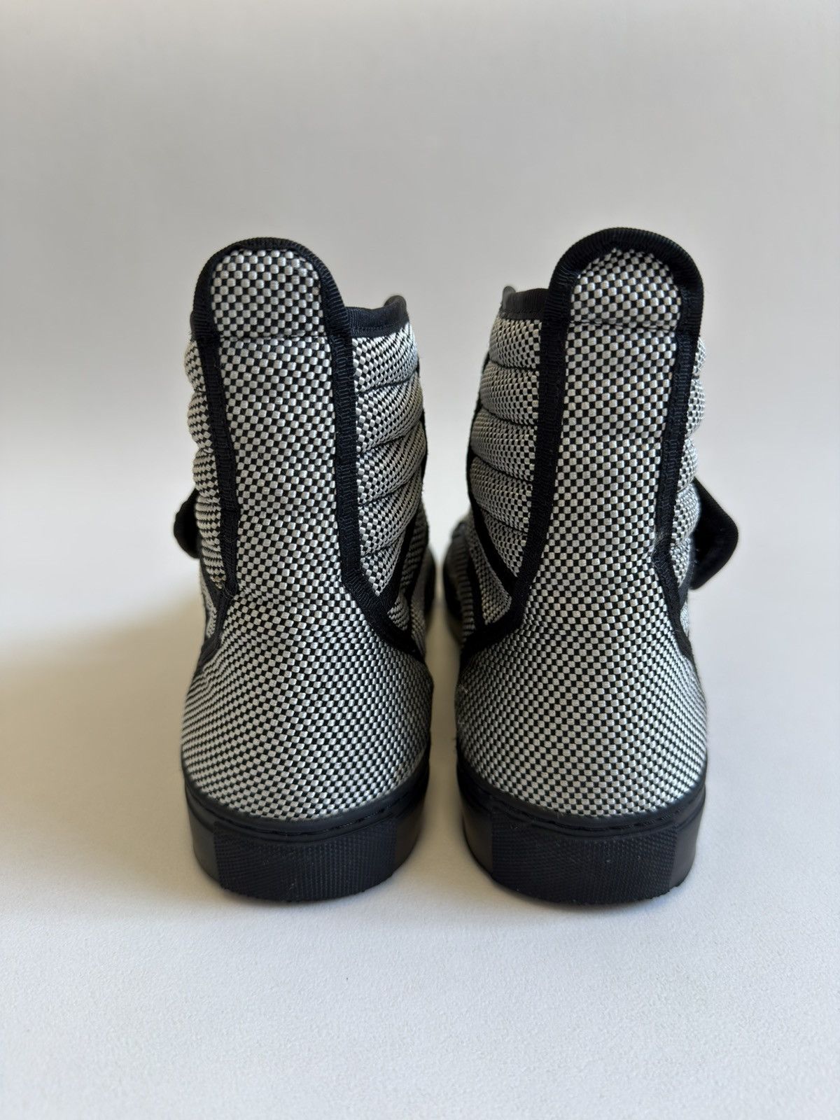 Raf Simons A/W 13 ‘Checkerboard Nylon’ Velcro Sneakers Size US 9 / EU 42 - 16 Thumbnail