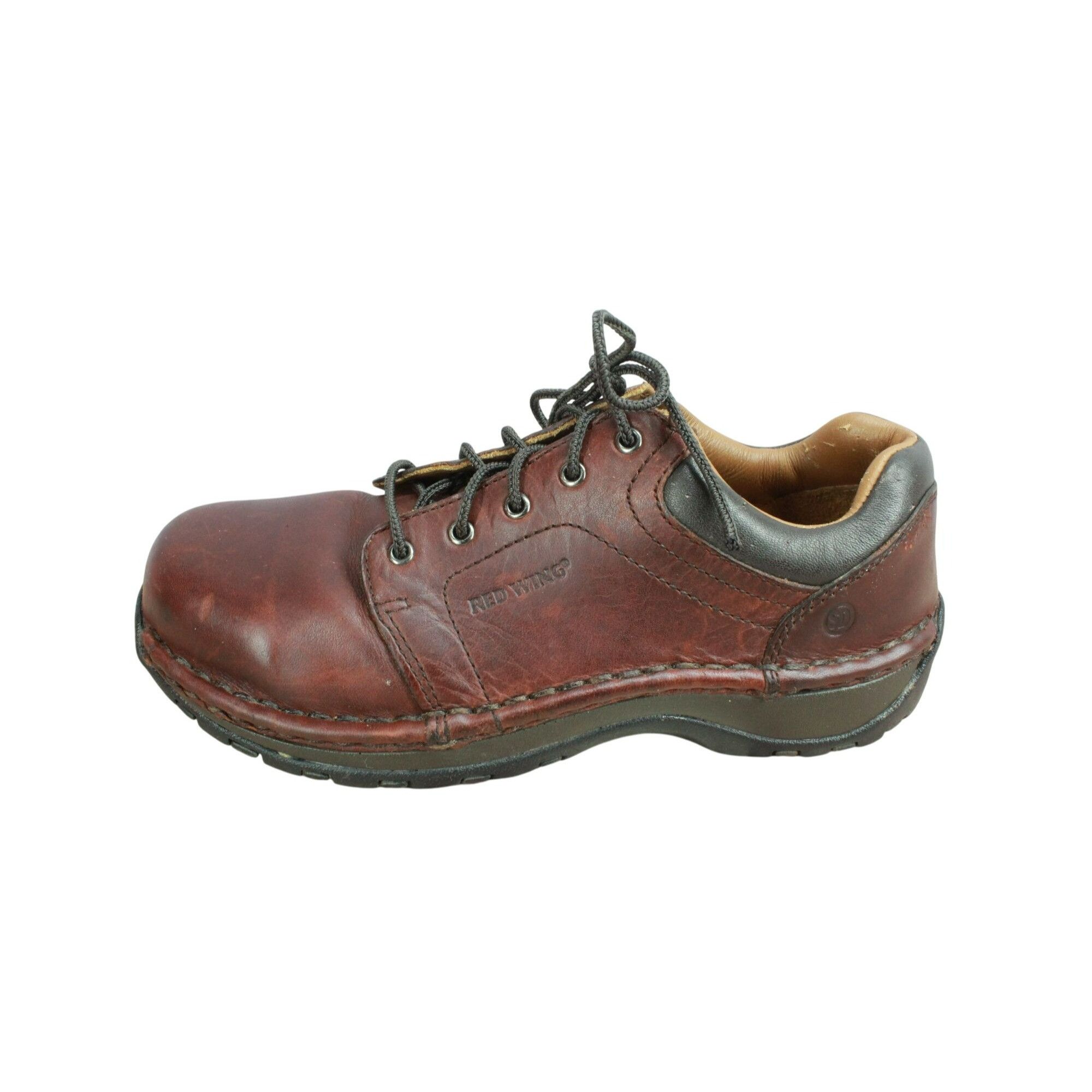 Leather × Red Wing Red Wing Women's Slip Resistant Steel Toe Oxford Shoes Size US 6.5 / IT 36.5 - 1 Thumbnail