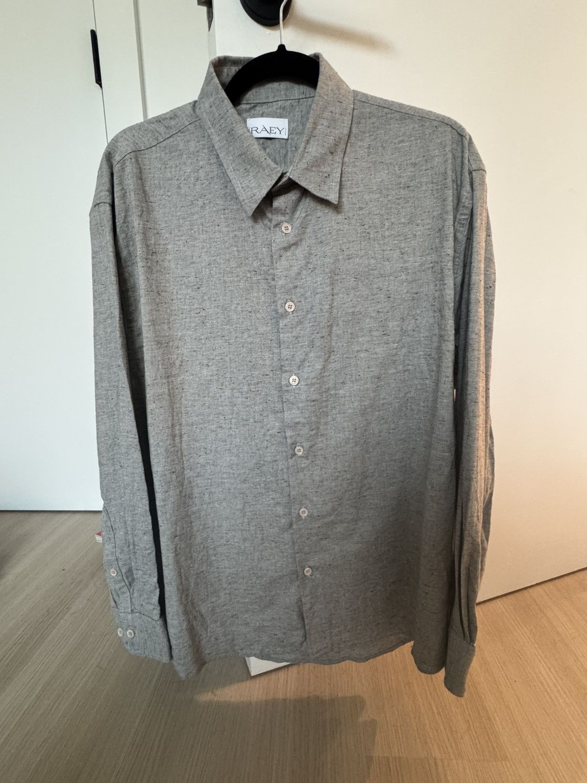 RAEY Raey grey cotton textured shirt Size US M / EU 48-50 / 2 - 6 Thumbnail