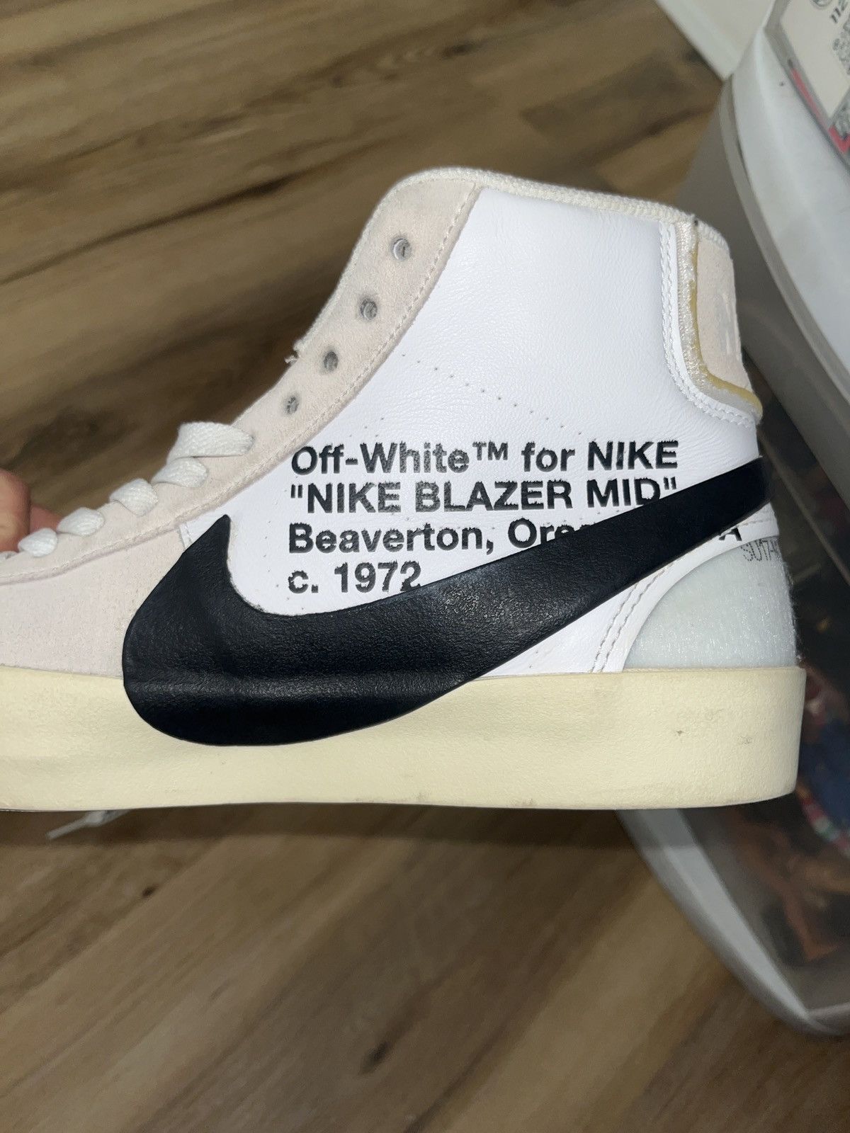 Nike × Off-White Nike OFF WHITE Blazer Mid “THE TEN” Size US 8 / EU 41 - 23 Thumbnail