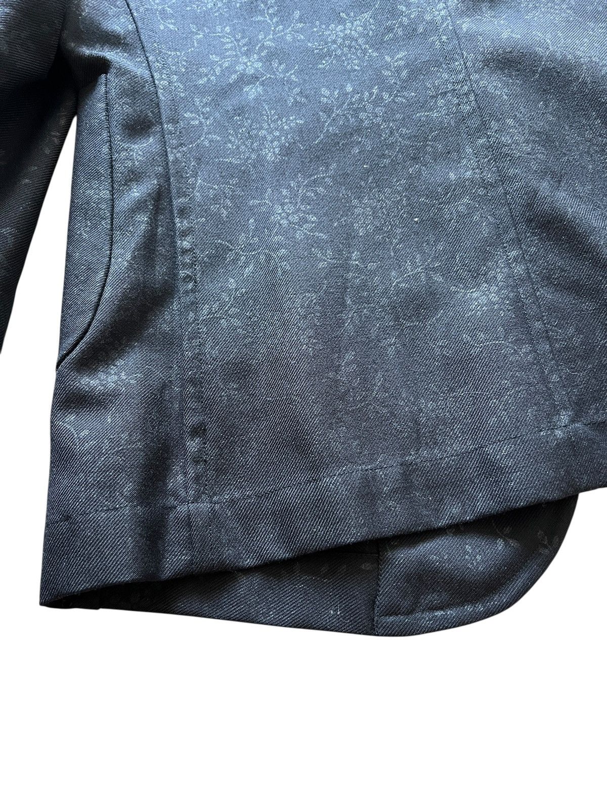 Comme des Garcons Comme des Garcons Floral Motif Buttonless Blazer Jacket Size S / US 4 / IT 40 - 9 Thumbnail