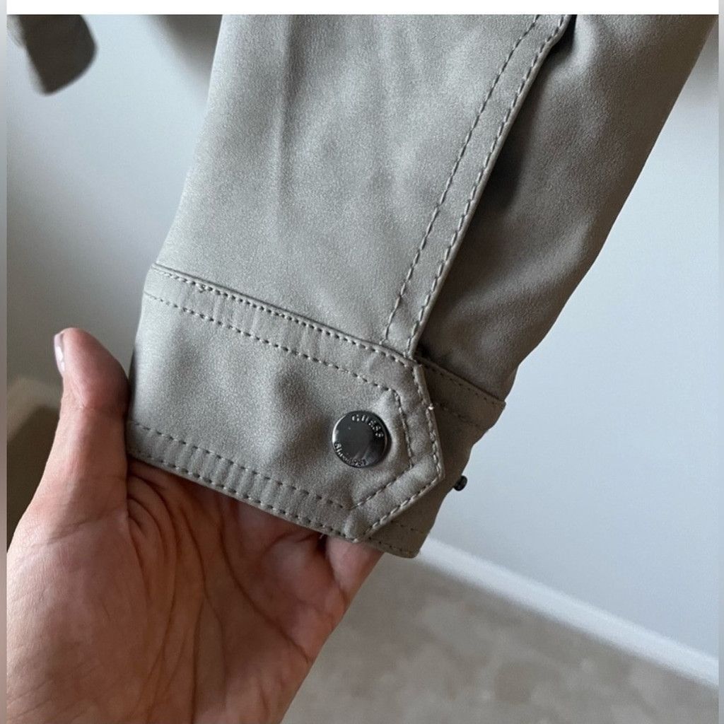 Guess Guess NWT Men's Grey motorcycle drew suedes Jacket size XS Size US XS / EU 42 / 0 - 2 Thumbnail
