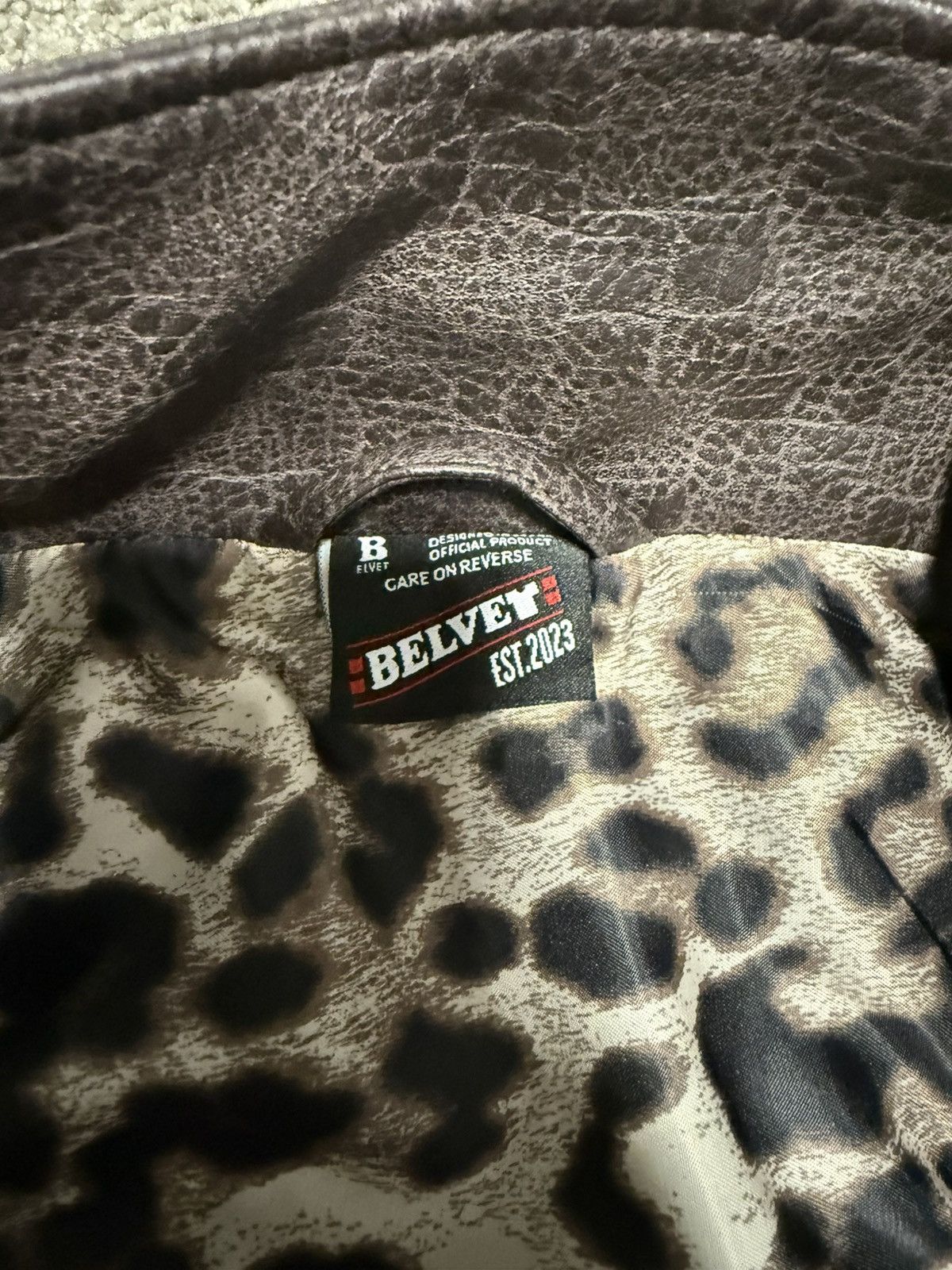 Other BELVET leather jacket Size US L / EU 52-54 / 3 - 3 Thumbnail