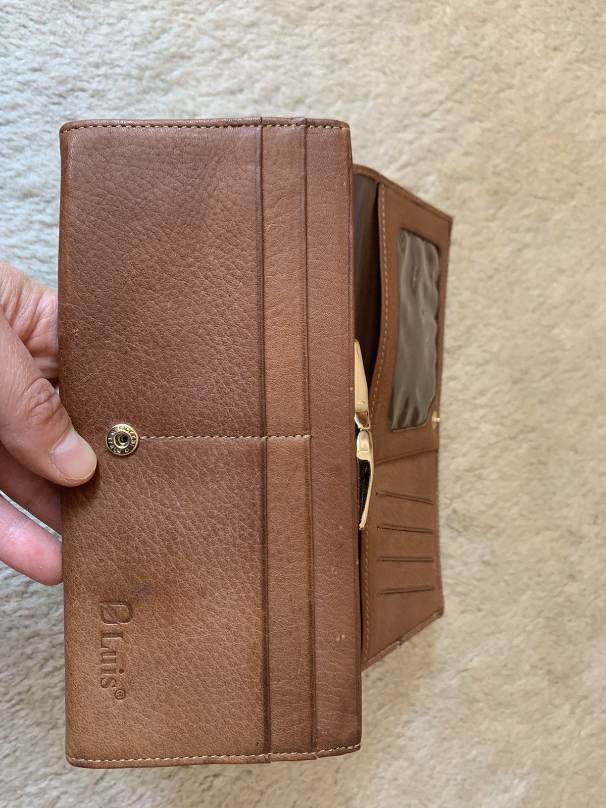 Designer × Other × Vintage Vintage 80s Designer Wallet Italian Leather (from Italy) Size ONE SIZE - 14 Thumbnail