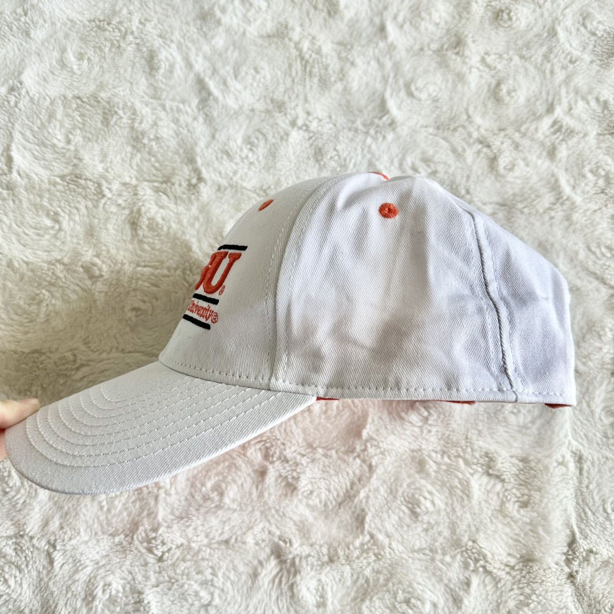 The Game Oklahoma State Hat Cap Adult OSFM White Game Bar OSU Cowboys Size ONE SIZE - 4 Thumbnail