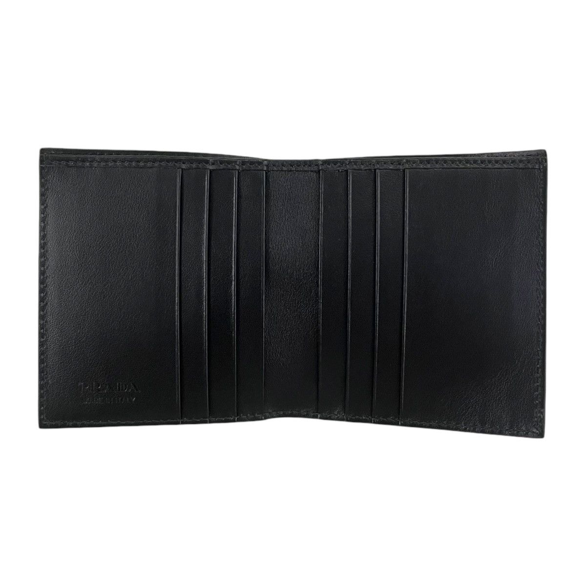 Prada Prada Leather Bifold Wallet Size ONE SIZE - 3 Thumbnail