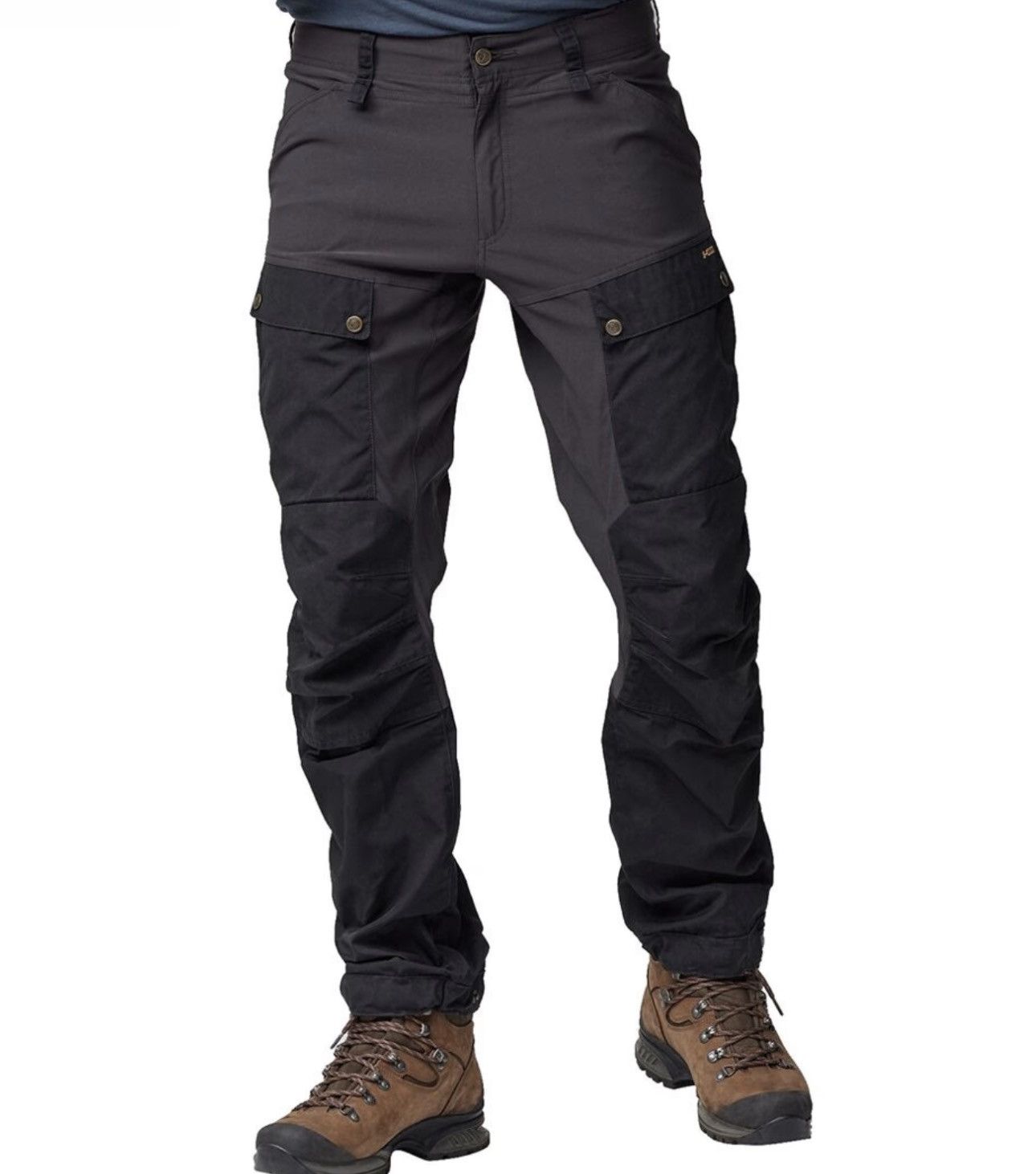 Fjallraven FJALL RAVEN Cargo Pants Black 30x31 Size US 31 - 1 Thumbnail