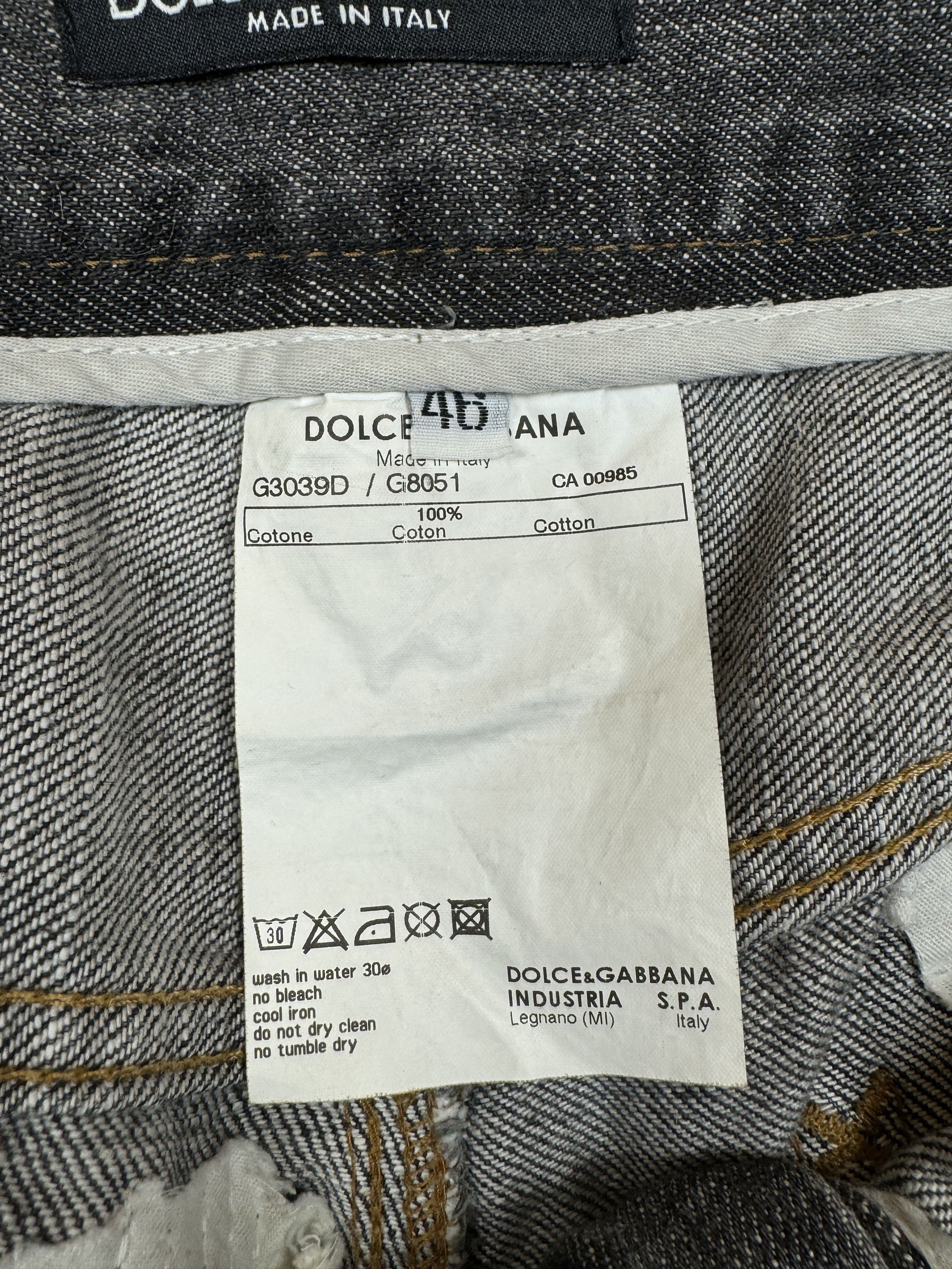 Dolce & Gabbana Dolce & Gabbana printed distressed denim jeans Size US 33 - 7 Thumbnail