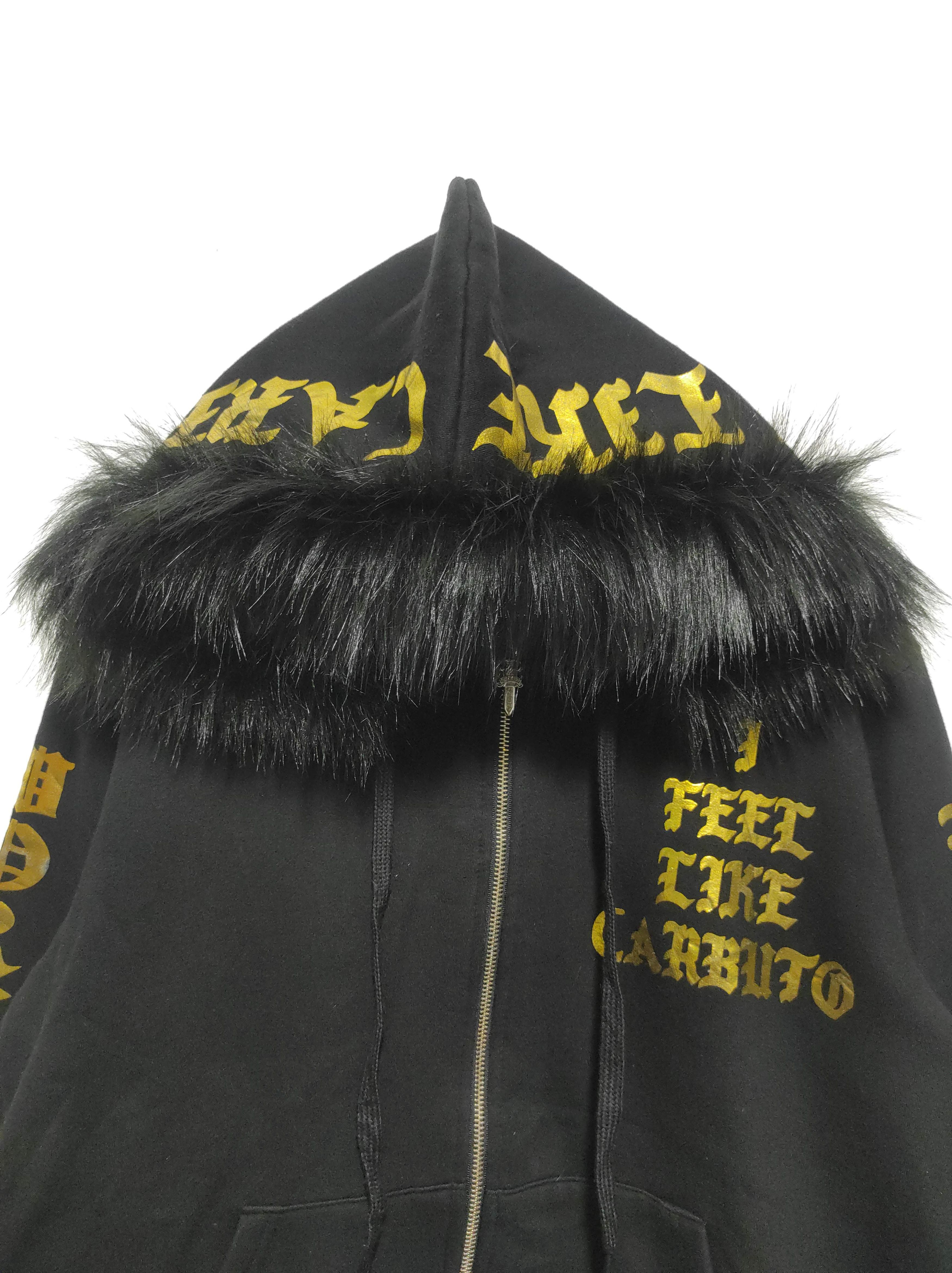 Le Grande Bleu (L.G.B.) Carbuto Zip Fur Hoodie Inspired Chrome Hearts Cross Size US L / EU 52-54 / 3 - 4 Thumbnail