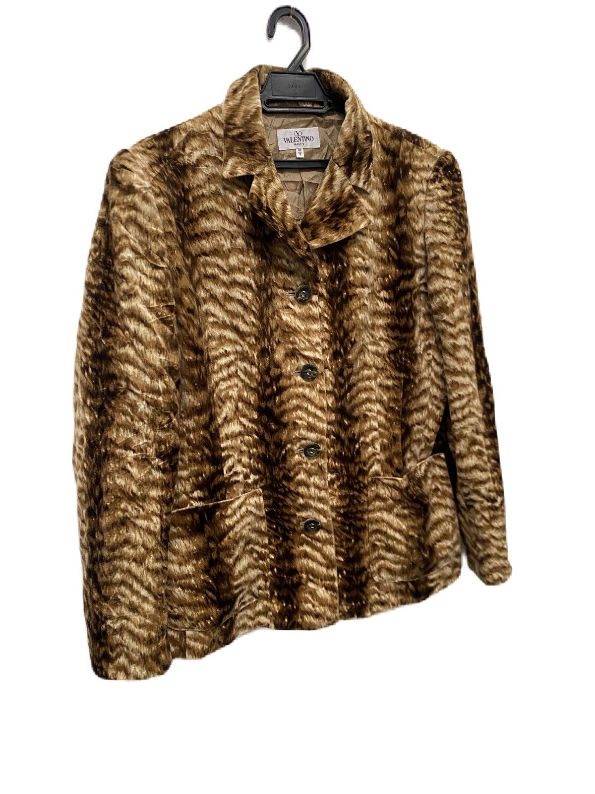 Valentino VALENTINO PARIS MISS V LEOPARD DESIGN LUXURY JACKET Size L / US 10 / IT 46 - 2 Thumbnail
