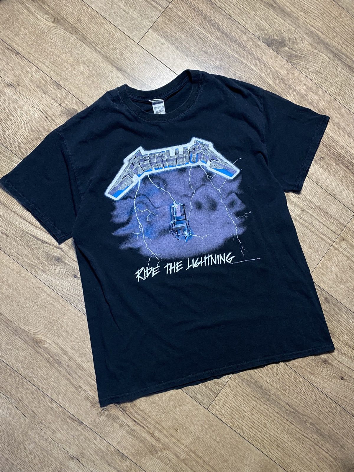 Gildan VINTAGE METALLICA - RIDE THE LIGHTNING 2007 MEN'S T-SHIRT L Size US L / EU 52-54 / 3 - 1 Thumbnail