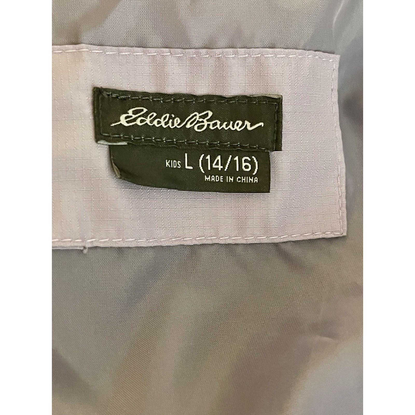 Eddie Bauer Blue Eddie Bauer Women's L Cloud Cap Full Zip Rain Jacket Size L / US 10 / IT 46 - 9 Thumbnail