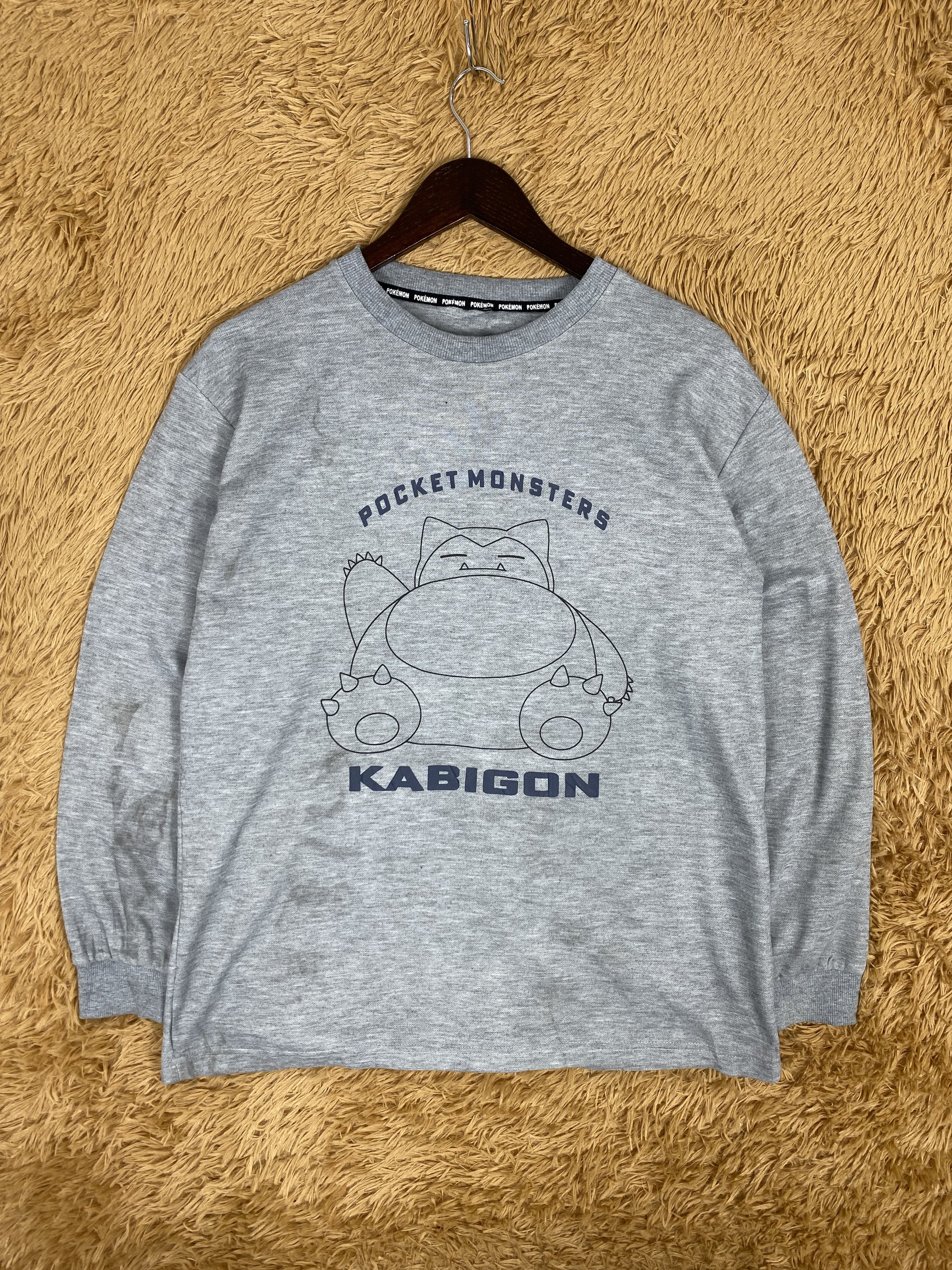 Pokemon × Vintage Vintage Pokemon Kabigon Sweatshirts PS0079 Size US S / EU 44-46 / 1 - 1 Thumbnail