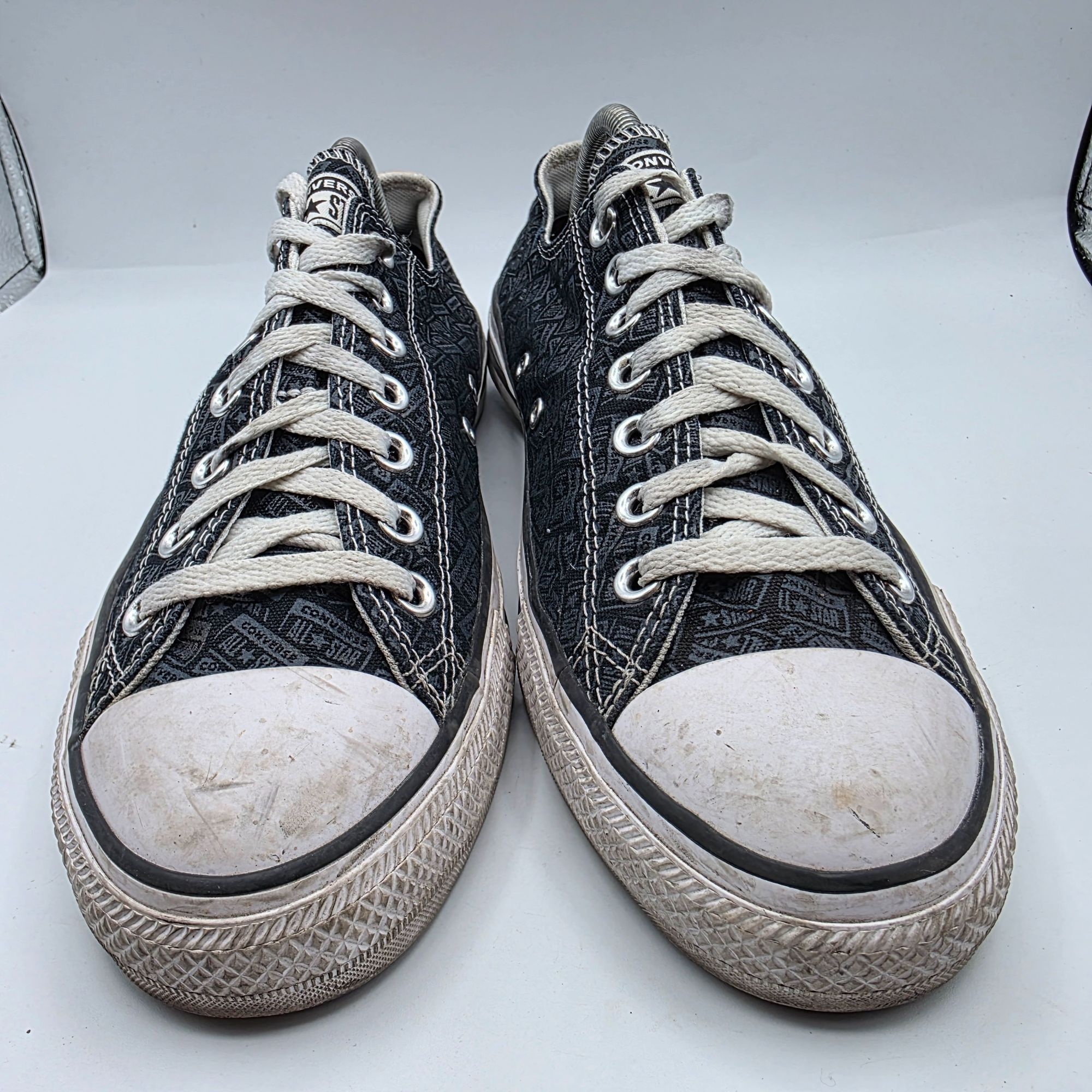 Converse Converse All Star Low Allover License Plate Prints Mens Size Size US 9 / EU 42 - 2 Thumbnail
