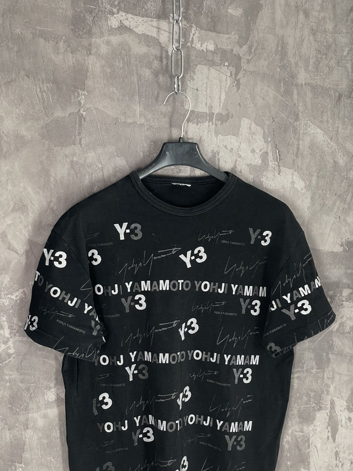 Y-3 Y-3 x Yohji Yamamoto multi logo Rare Japanese t-shirt Size US M / EU 48-50 / 2 - 6 Thumbnail