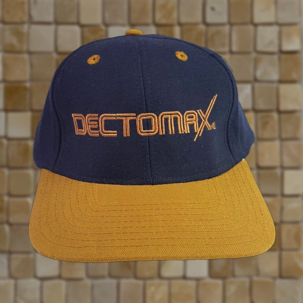 Vintage VINTAGE Kudzu Trucker Hat Mens Adjustable Farm Cap Wool Blend Embroidered 80s 90s Retro Blue Size ONE SIZE - 1 Thumbnail