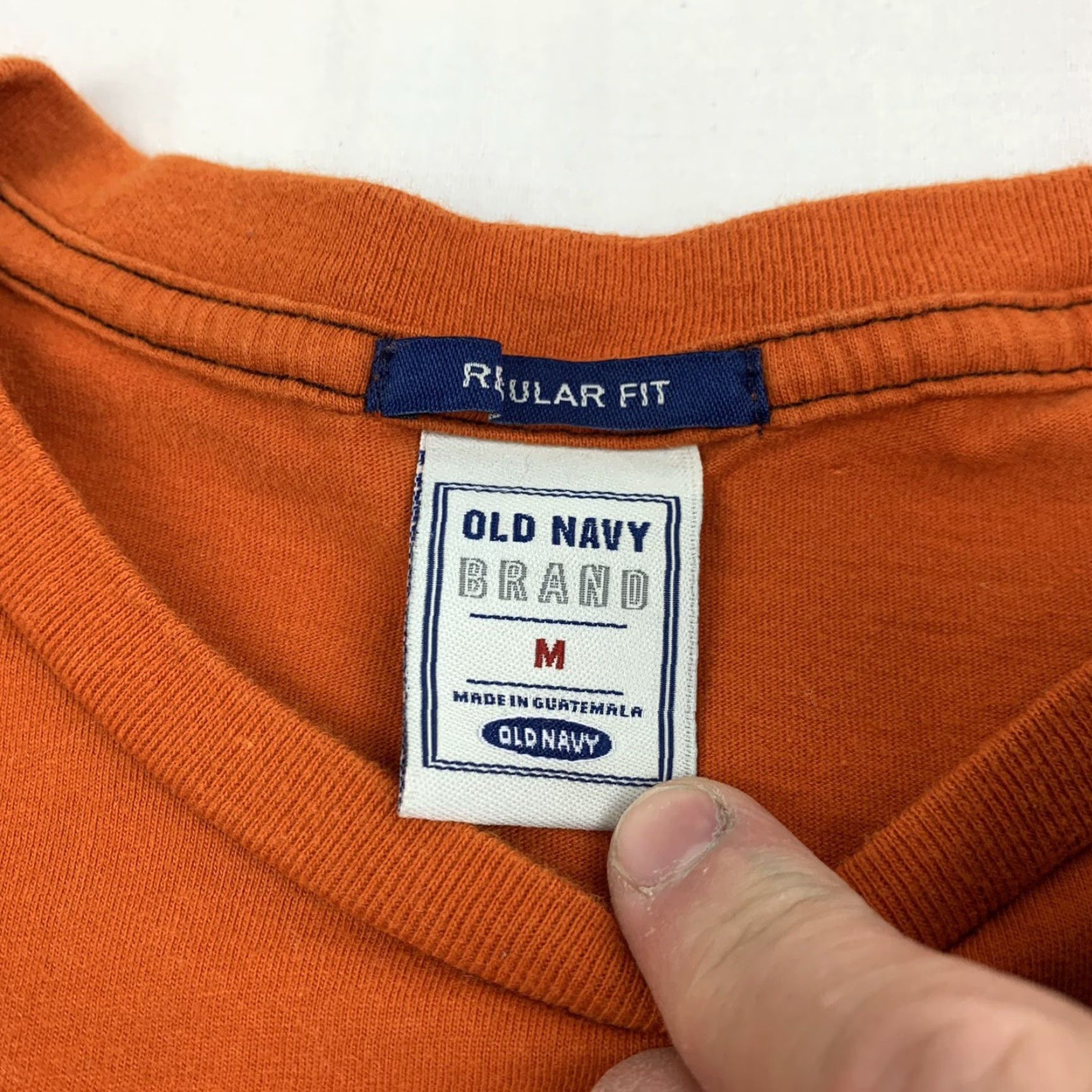 Old Navy VINTAGE Old Navy T Shirt Adult M Orange Athletic New York Y2K Size US M / EU 48-50 / 2 - 2 Thumbnail