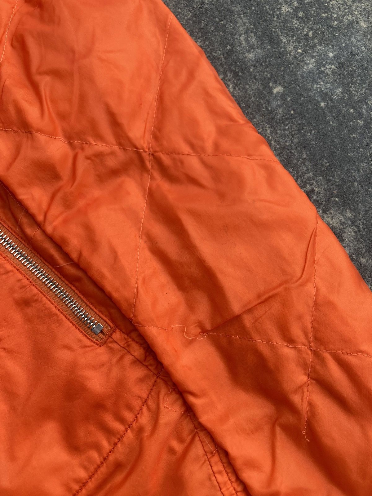 Prada Vintage Prada Orange Windbreaker Jacket Retro y2k Size S / US 4 / IT 40 - 3 Thumbnail