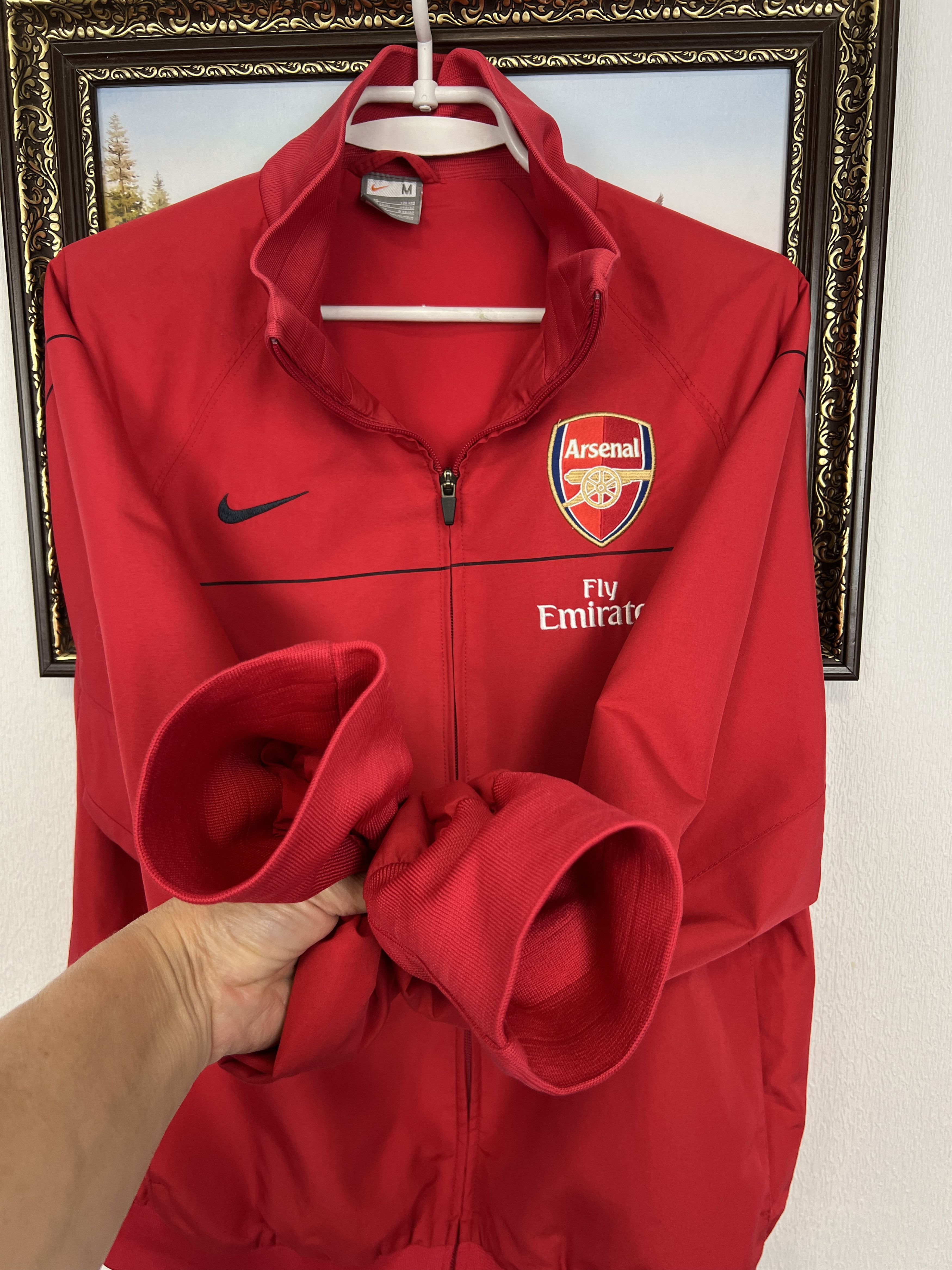 Nike Vintage Nike Arsenal Football Jacket Soccer Track Top Size US M / EU 48-50 / 2 - 6 Thumbnail