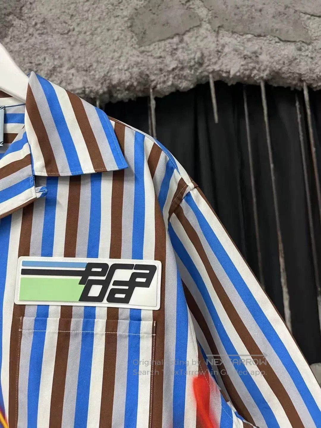 Prada Prada Double Match Flame Patchwork Shirt. Size US S / EU 44-46 / 1 - 5 Thumbnail