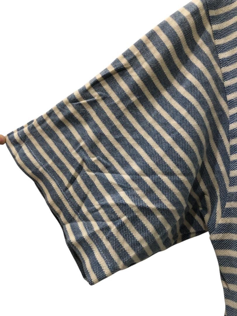 Issey Miyake IM product Stripes Polo Shirts Size US XL / EU 56 / 4 - 4 Thumbnail