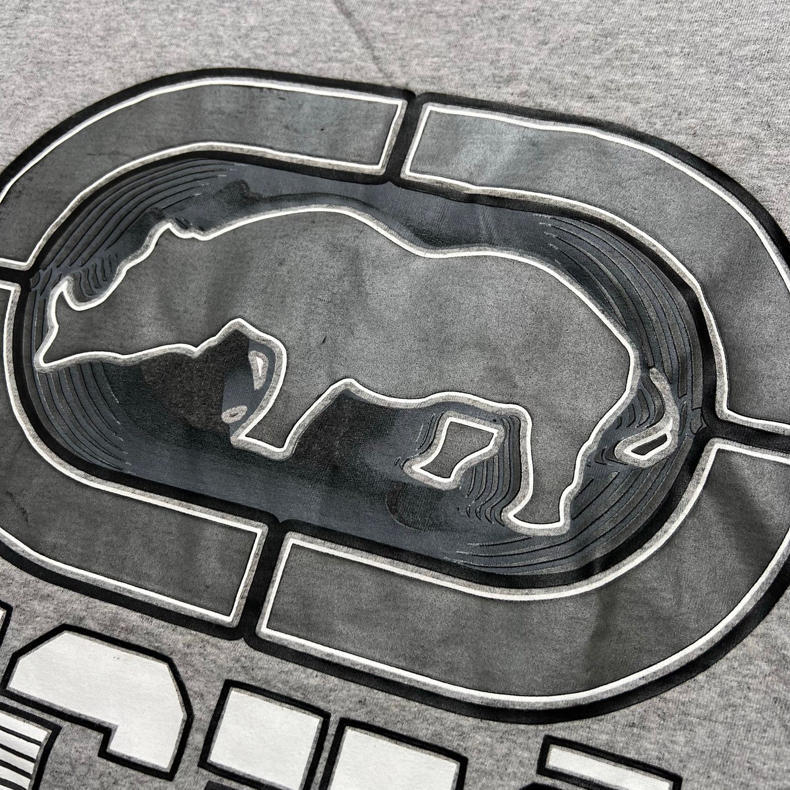 Ecko Unltd. Vintage Ecko Unlimited Gray Short Sleeve T Shirt Sz XL Y2K Size US XL / EU 56 / 4 - 3 Thumbnail