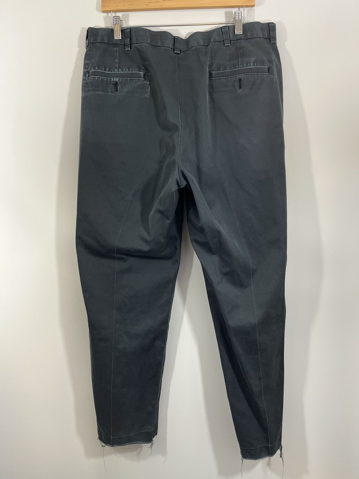 Vintage Thrashed Faded Blank Raw Hem Basic Pants Size US 36 / EU 52 - 10 Thumbnail