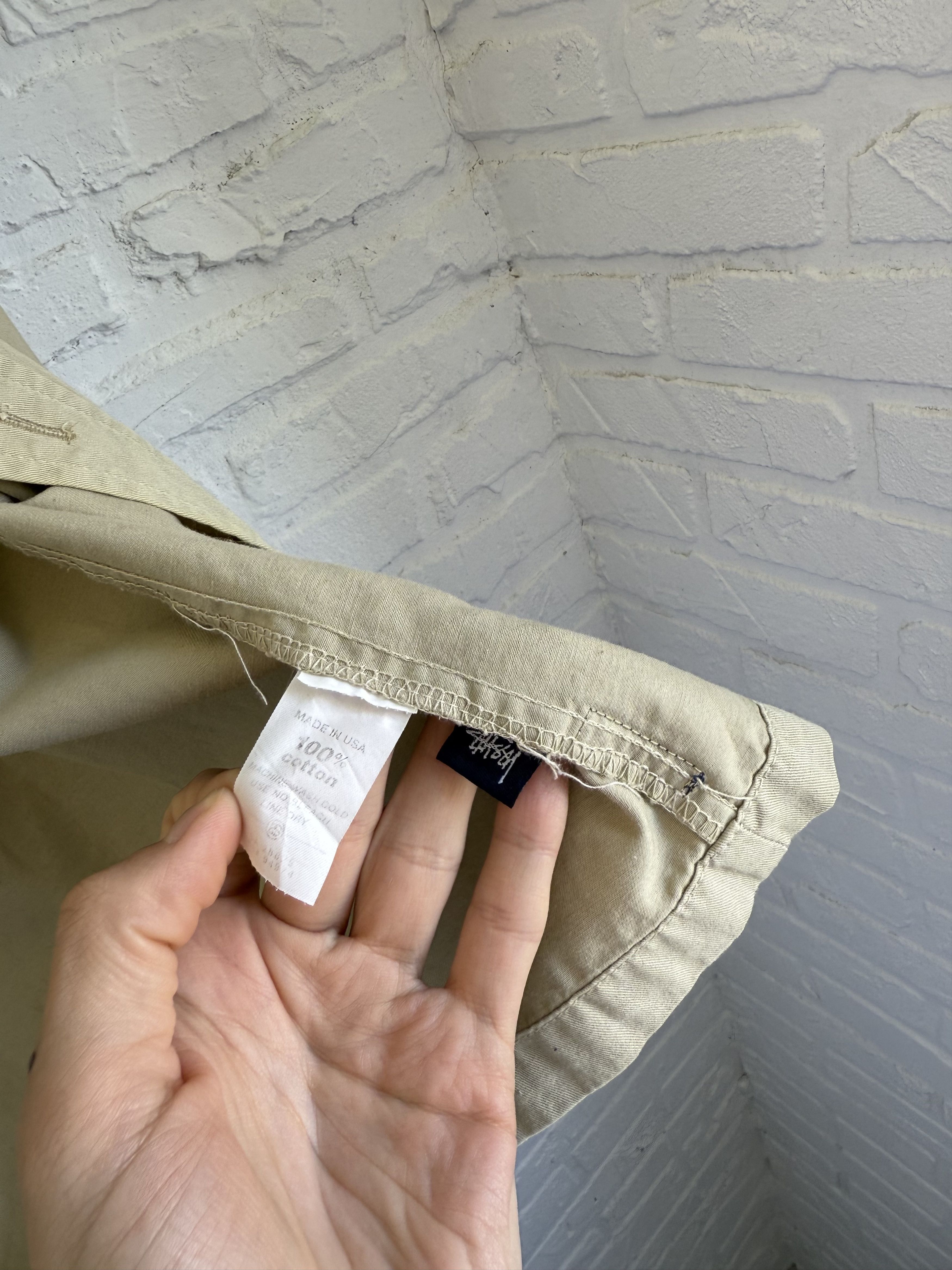 Stussy Vintage 90s Stussy Made In USA Utility Military Shirt Size US M / EU 48-50 / 2 - 7 Thumbnail