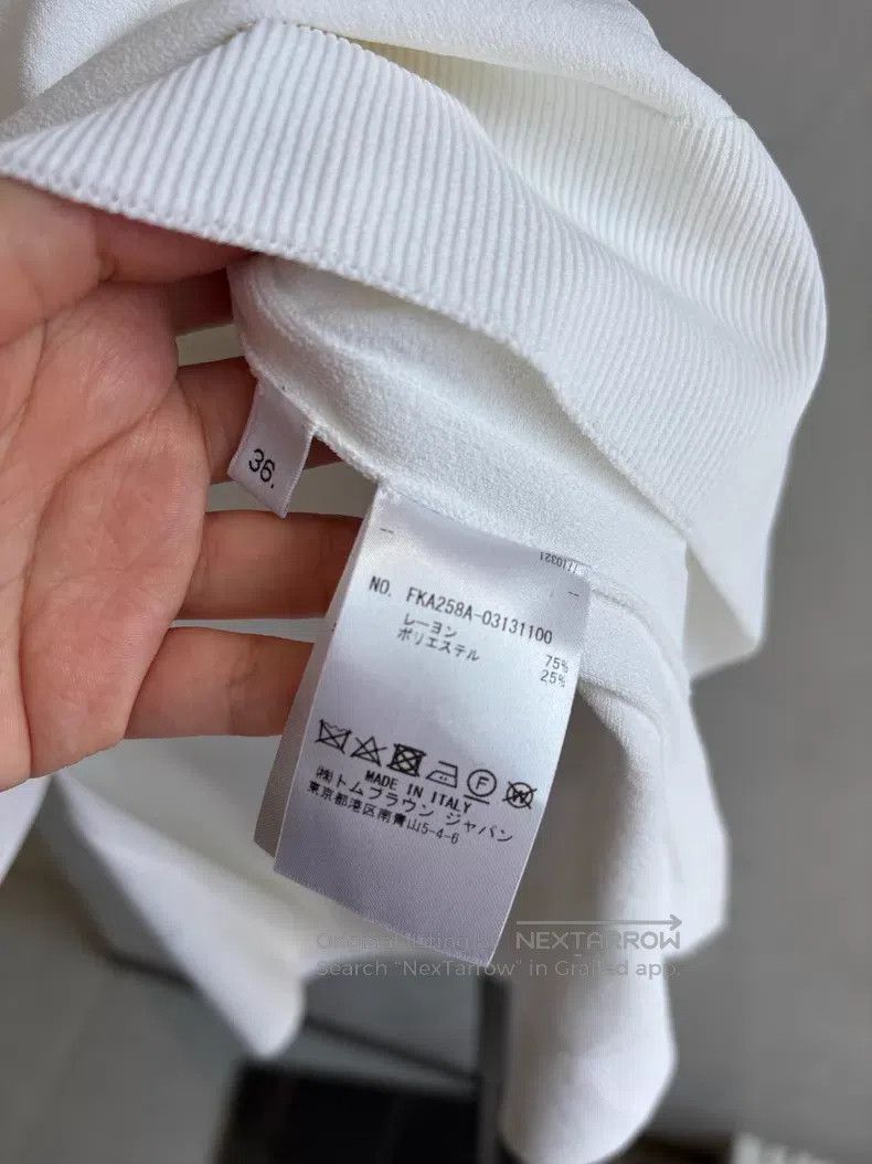 Thom Browne Thom Browne White Short Sleeve Size XS / US 0-2 / IT 36-38 - 3 Thumbnail