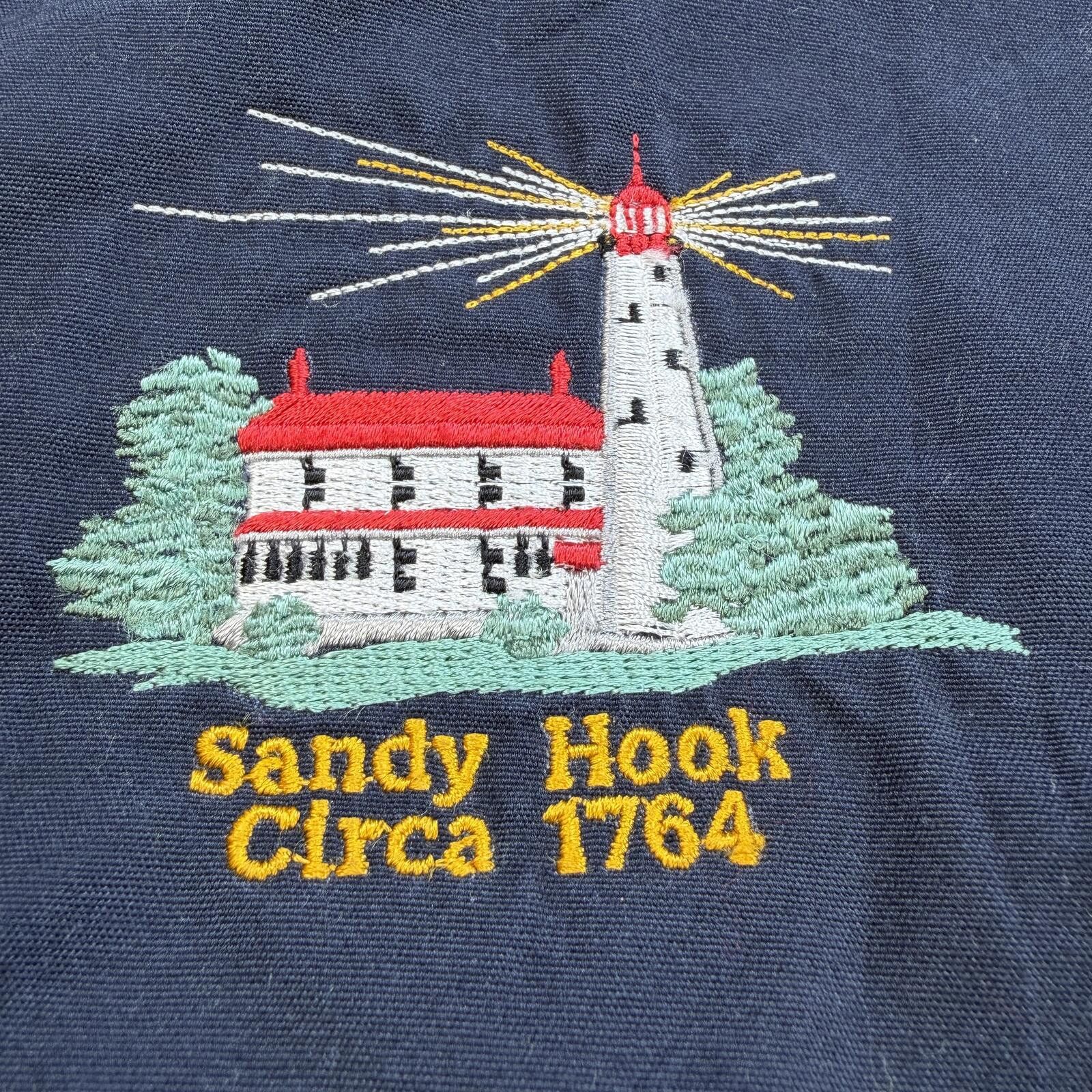 Other Vintage Sandy Hook Lighthouse Windbreaker Jacket Navy XL 90s Size US XL / EU 56 / 4 - 5 Thumbnail