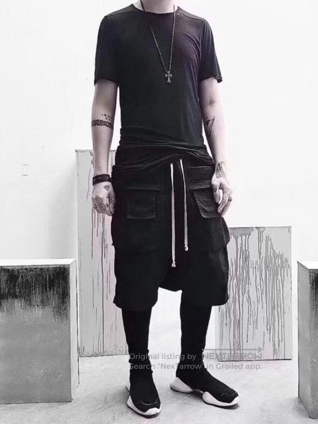 Rick Owens Rick Owens Black Suede Knee-High Boots. Size US 12 / EU 45 - 9 Thumbnail