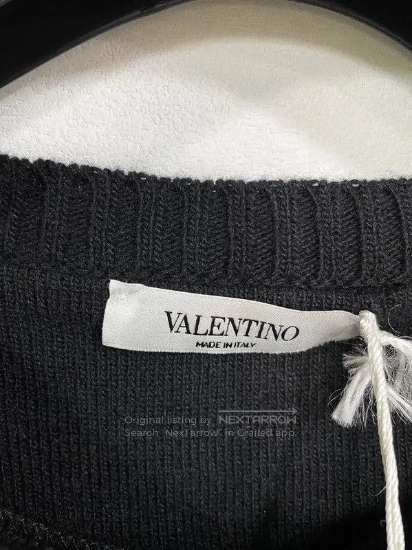 Valentino Valentino Black Wool Long Sleeve Sweater . Size US S / EU 44-46 / 1 - 3 Thumbnail